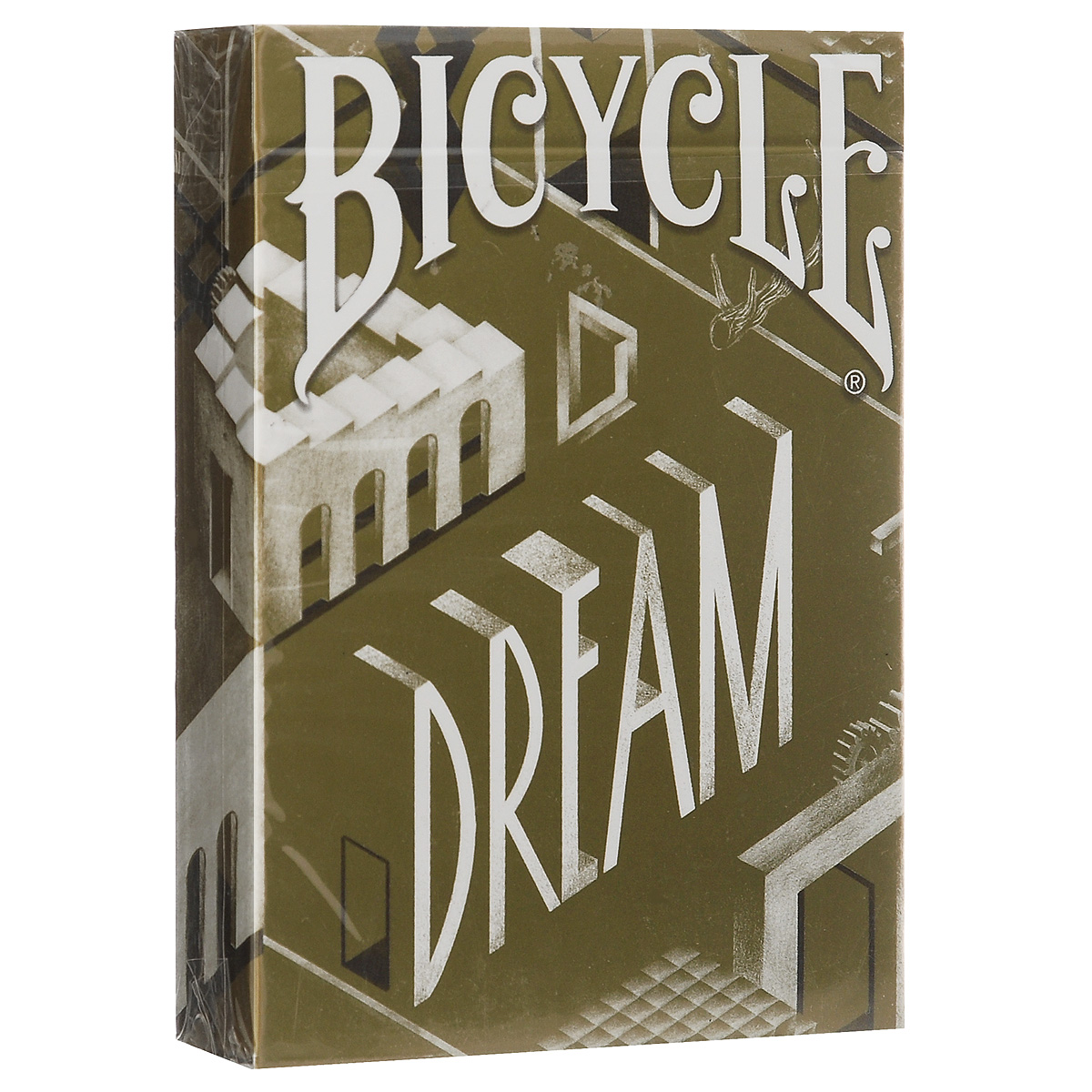 Игральные карты Bicycle Мечта, цвет: золотойК-454 Игральные карты Bicycle Мечта, цвет: золотойК-454Невероятно красивый дизайн карт, ультратонкие границы. Уникальная комбинация классических элементов и абсолютно новых форм. Колода достойна, чтобы быть в коллекции у самых требовательных ценителей. Карты отпечатаны на бумаге премиального качества, в печати использованы металлические краски.