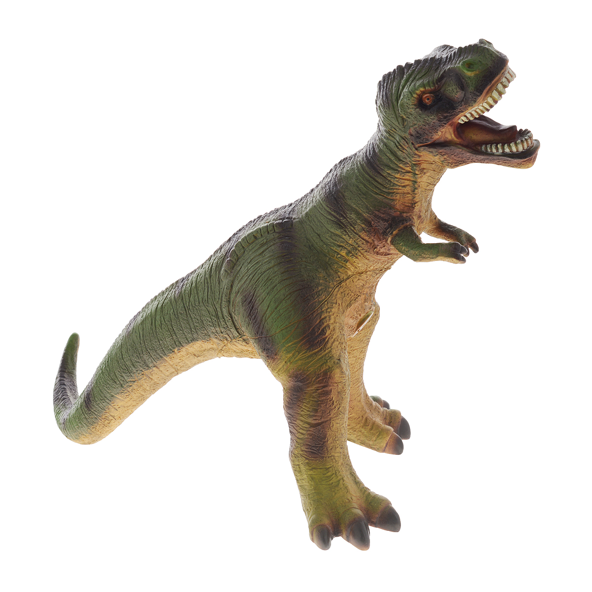 Фигурка Megasaurs ТираннозаврSV17872 Фигурка Megasaurs ТираннозаврSV17872Фигурка Megasaurs Тираннозавр поможет вам мысленно перенестись в мир динозавров. Фигурка выполнена из высококачественной резины в виде тираннозавра с поразительной детализацией. Вытянутая форма динозавра с массивным черепом, мощными ногами и небольшими передними лапками полностью повторяет образ доисторического хищника. В животе игрушки имеется небольшое отверстие. Тираннозавр достигал 12 метров в длину, а его острые зубы представляли смертельную опасность. Жил в конце Мелового периода, закончив свое существование во время катаклизма, положившего конец эре динозавров.