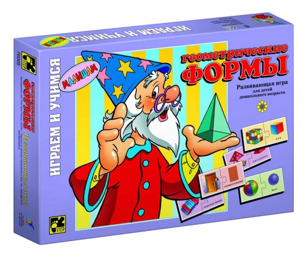 Step Puzzle Развивающая игра Геометрические формы76005 Step Puzzle Развивающая игра Геометрические формы76005Играем и учимся! Развивающая игра для дошкольников. Благодаря простым правилам и ярким картинкам, ребенок, наряду с получаемыми знаниями, развивает ассоциативное мышление, память, мелкую моторику рук.