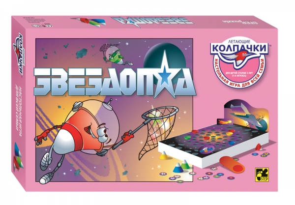 Step Puzzle Настольная игра Звездопад Летающие колпачки76043 Step Puzzle Настольная игра Звездопад Летающие колпачки76043Увлекательная веселая игра развивает внимание и ловкость и одновременно прививает ребенку начальные навыки счета.
