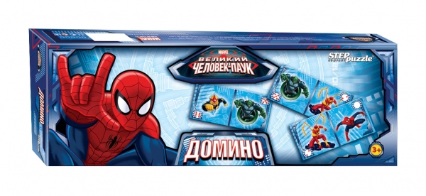 Step Puzzle Домино Человек Паук80109 Step Puzzle Домино Человек Паук80109Домино - классическая игра, ведущая свою историю от начала 12 века. Развивает внимание, наблюдательность, логическое мышление.