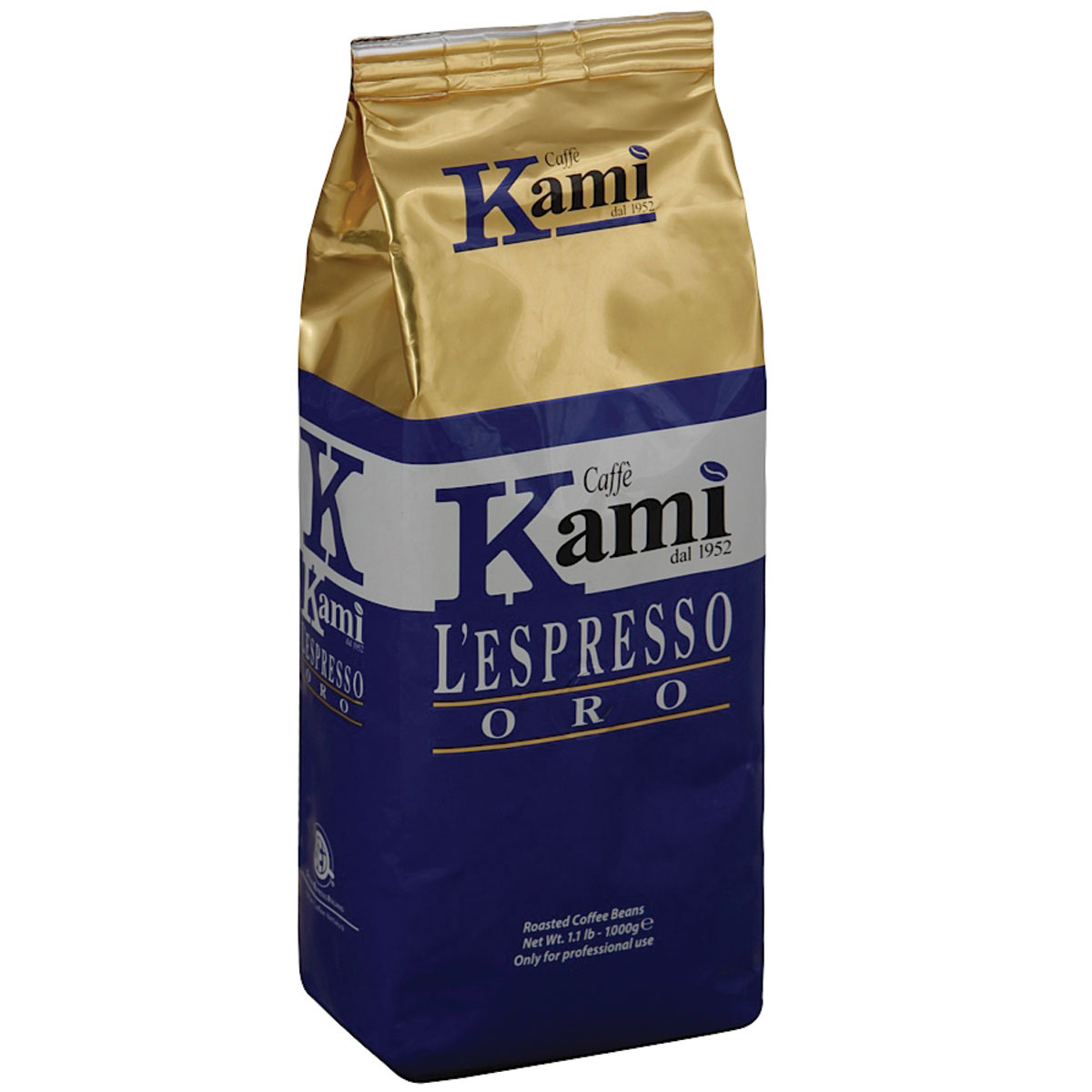 Kami Oro кофе в зернах, 1 кг8033300583012 Kami Oro кофе в зернах, 1 кг8033300583012Натуральный жареный кофе в зернах Kami Oro. Бразильская арабика, выращенная на низких плоскогорьях, придает кофе ореховый букет и слегка заметную кислинку. Рекомендуется для приготовления ристретто, эспрессо, капучино. Состав смеси: 100% арабика.