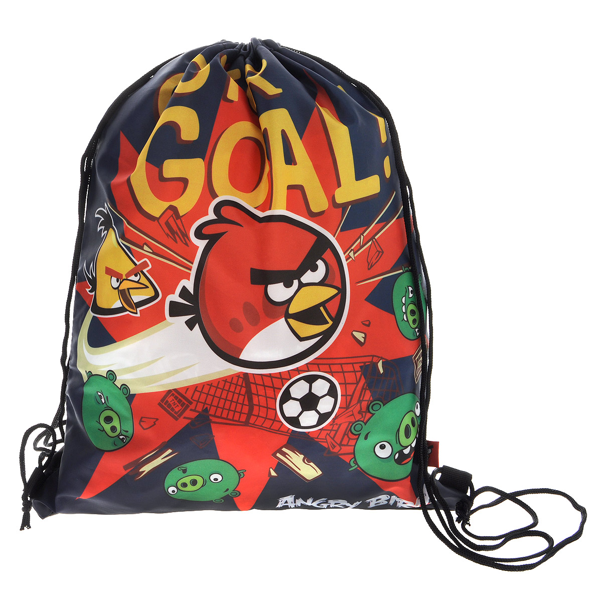Сумка для сменной обуви Angry Birds, цвет: темно-синий, красныйABCB-UT1-883 Сумка для сменной обуви Angry Birds, цвет: темно-синий, красныйABCB-UT1-883Сумка для сменной обуви Angry Birds идеально подойдет как для хранения, так и для переноски сменной обуви и одежды. Сумка выполнена из прочного водонепроницаемого полиэстера и содержит одно вместительное отделение, затягивающееся с помощью текстильных шнурков. Шнурки фиксируются в нижней части сумки, благодаря чему ее можно носить за спиной как рюкзак. Оформлено изделие изображениями персонажей популярной видеоигры Angry Birds. Ваш ребенок с радостью будет ходить с таким аксессуаром в школу.