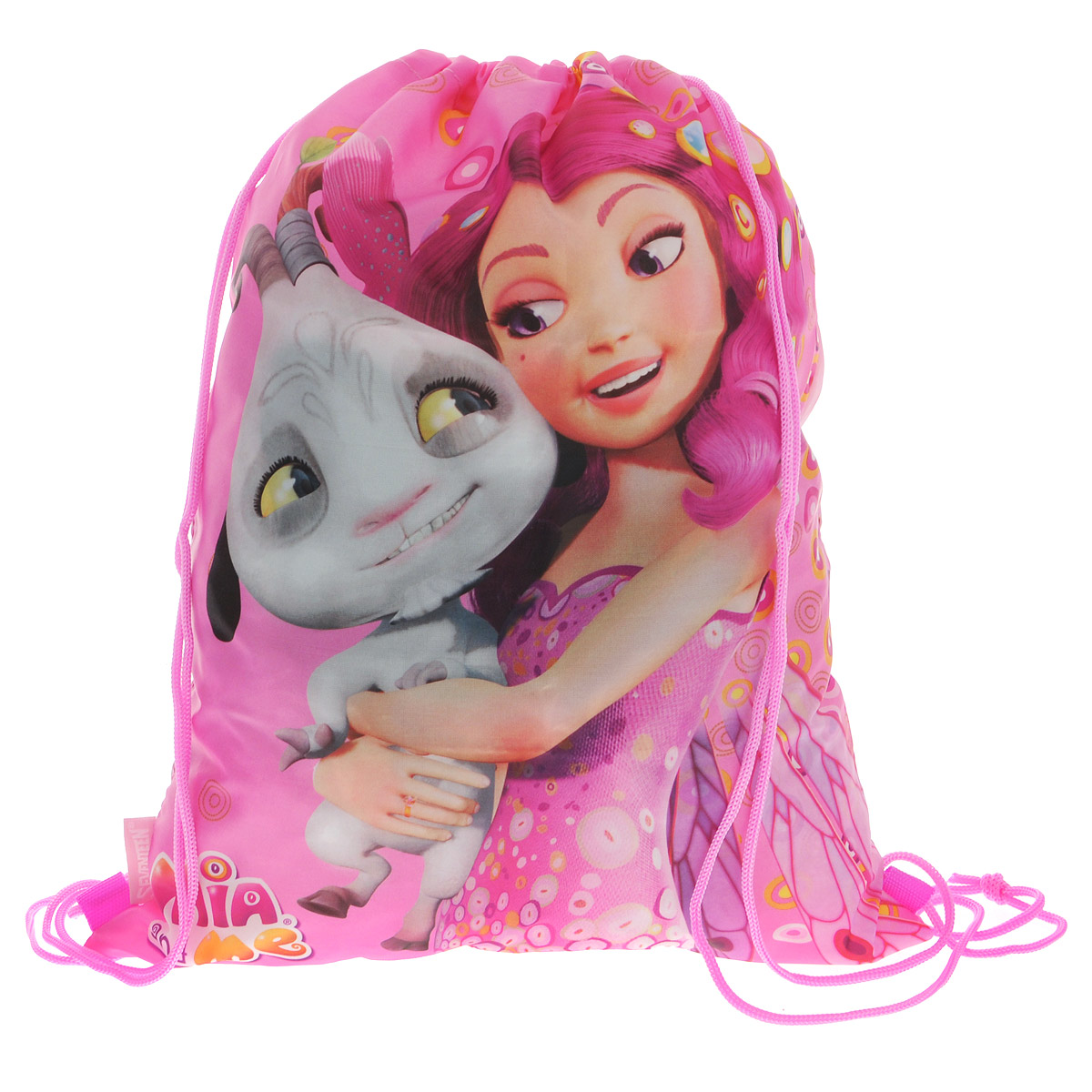 Mia and Me Сумка для сменной обуви цвет розовыйMACB-UT1-883 Mia and Me Сумка для сменной обуви цвет розовыйMACB-UT1-883Сумка для сменной обуви Mia and Me идеально подойдет как для хранения, так и для переноски сменной обуви и одежды. Сумка выполнена из прочного водонепроницаемого полиэстера и содержит одно вместительное отделение, затягивающееся с помощью текстильных шнурков. Шнурки фиксируются в нижней части сумки, благодаря чему ее можно носить за спиной как рюкзак. Оформлено изделие изображением любимых героев. Ваш ребенок с радостью будет ходить с таким аксессуаром в школу.