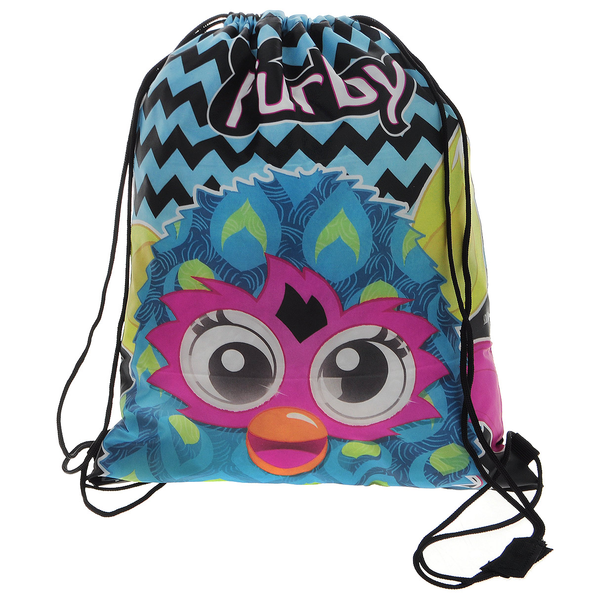 Furby Сумка-рюкзак для обуви цвет голубой FRCB-UT1-883FRCB-UT1-883 Furby Сумка-рюкзак для обуви цвет голубой FRCB-UT1-883FRCB-UT1-883Сумка для сменной обуви Furby идеально подойдет как для хранения, так и для переноски сменной обуви и одежды. Сумка выполнена из прочного водонепроницаемого полиэстера и содержит одно вместительное отделение, затягивающееся с помощью текстильных шнурков. Шнурки фиксируются в нижней части сумки, благодаря чему ее можно носить за спиной как рюкзак. Ваш ребенок с радостью будет ходить с таким аксессуаром в школу.