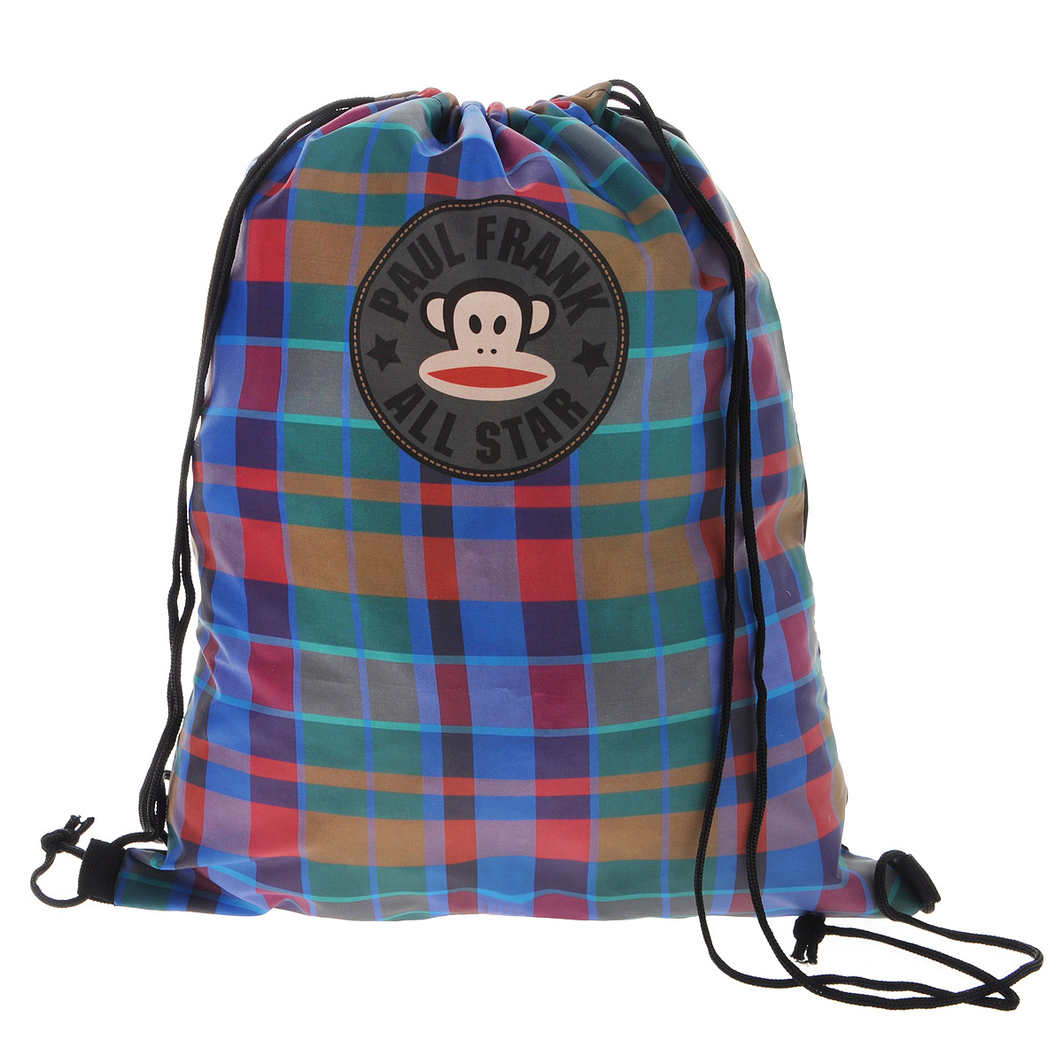 Paul Frank Сумка-рюкзак для обуви цвет коричнево-красный PFCB-UT1-883PFCB-UT1-883 Paul Frank Сумка-рюкзак для обуви цвет коричнево-красный PFCB-UT1-883PFCB-UT1-883Сумка для сменной обуви Paul Frank идеально подходит как для хранения, так и для переноски сменной обуви и одежды. Сумка выполнена из прочного водонепроницаемого полиэстера и содержит одно вместительное отделение, затягивающееся с помощью текстильных шнурков. Шнурки фиксируются в нижней части сумки, благодаря чему ее можно носить за спиной как рюкзак.