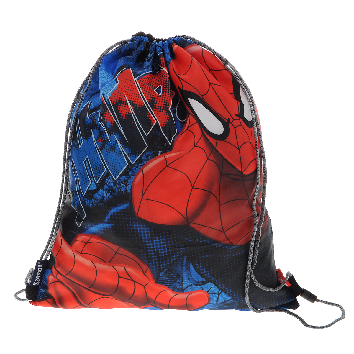 Spider-Man Сумка-рюкзак для обуви Spider-Man Classic цвет синий красный SMCB-RT2-883SMCB-RT2-883 Spider-Man Сумка-рюкзак для обуви Spider-Man Classic цвет синий красный SMCB-RT2-883SMCB-RT2-883Сумка для сменной обуви Spider-Man Classic идеально подходит как для хранения, так и для переноски сменной обуви и одежды. Сумка выполнена из прочного водонепроницаемого полиэстера и содержит одно вместительное отделение, затягивающееся с помощью текстильных шнурков. Шнурки фиксируются в нижней части сумки, благодаря чему ее можно носить за спиной как рюкзак. Оформлено изделие изображением героя любимого мультфильма Человек-Паук. Ваш ребенок с радостью будет ходить с таким аксессуаром в школу.