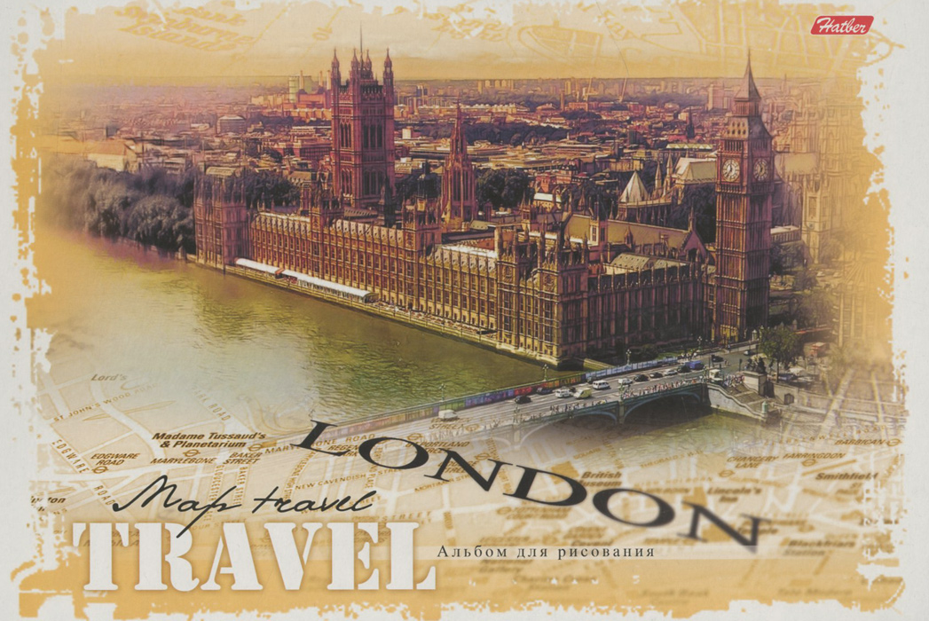 Альбом для рисования Hatber Travel. London, 32 листа, формат А432А4Bсп Альбом для рисования Hatber Travel. London, 32 листа, формат А432А4BспАльбом для рисования Hatber Travel. London непременно порадует маленького художника и вдохновит его на творчество. Альбом изготовлен из белоснежной шелковисто-матовой бумаги с яркой обложкой из мелованного картона. В альбоме 32 листа с перфорацией, способ крепления - спираль. Высокое качество бумаги позволяет рисовать в альбоме карандашами, фломастерами, акварельными и гуашевыми красками. Рисование позволяет ребенку развивать творческие способности, кроме того, это увлекательный досуг.