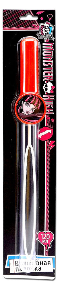 Monster High Мыльные пузыри Волшебная палочка цвет красный23674_вид2 Monster High Мыльные пузыри Волшебная палочка цвет красный23674_вид2Мыльные пузыри Monster High Волшебная палочка станут отличным развлечением на любой праздник! Парящие в воздухе, большие и маленькие, блестящие мыльные пузыри всегда привлекают к себе особое внимание не только детишек, но и взрослых. Веселые ребята с удовольствием забавляются и поднимают настроение всем окружающим, создавая неповторимую радостную атмосферу солнечного дня. Порадуйте вашего ребенка таким замечательным подарком! Объем: 120 мл.