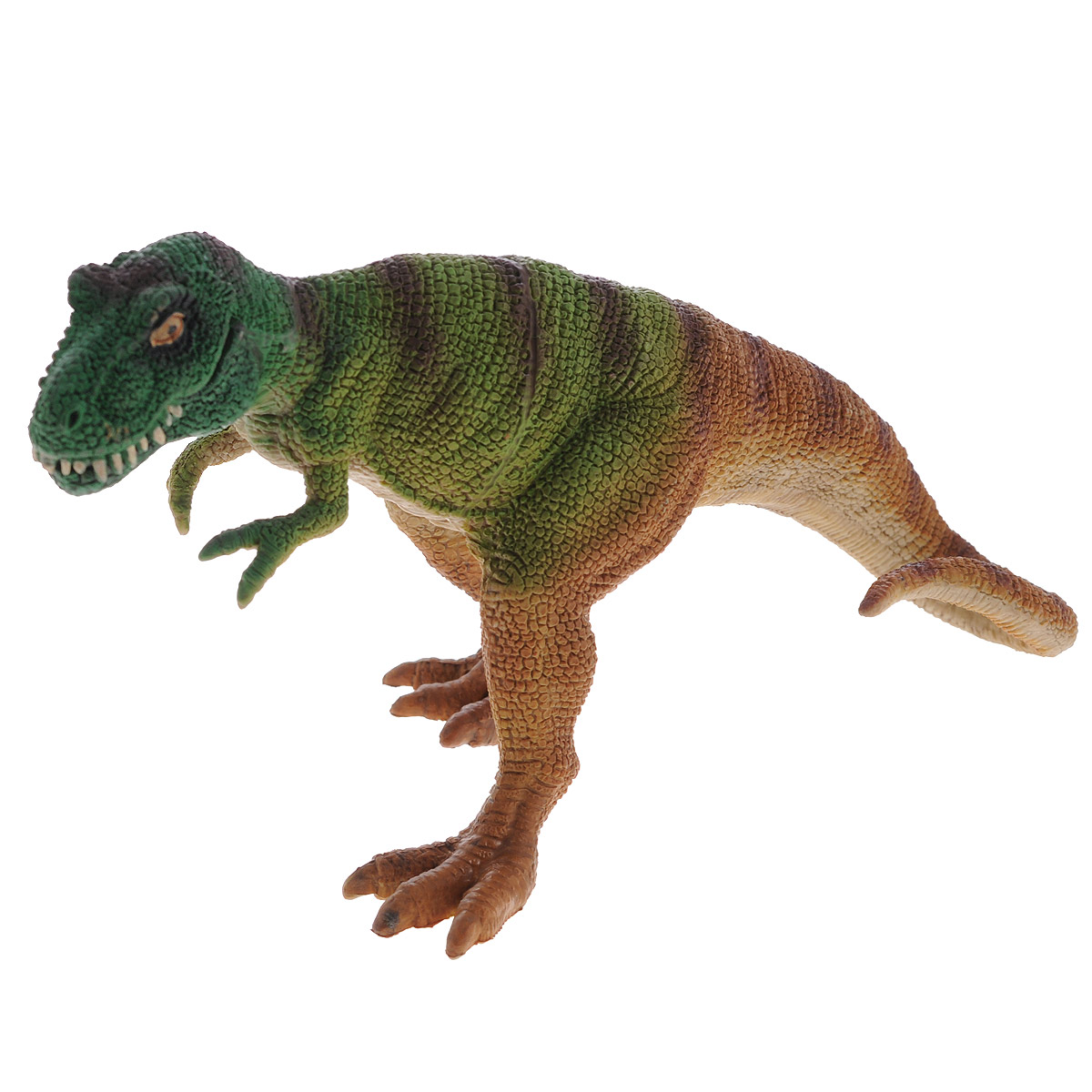 Фигурка Megasaurs Тираннозавр с двигающейся пастью, цвет: бежевый, светло-зеленыйSV11025_бежевый, светло-зеленый Фигурка Megasaurs Тираннозавр с двигающейся пастью, цвет: бежевый, светло-зеленыйSV11025_бежевый, светло-зеленыйБольшая фигурка динозавра Megasaurs выполнена из высококачественного материала, внешний вид динозавра основан на реальных палеонтологических данных. Тираннозавр, пожалуй, самый известный из древних ящеров. Этот грозный хищник достигал 12 метров в длину, а его острые зубы представляли смертельную опасность. Жил в конце Мелового периода, закончив свое существование во время катаклизма, положившего конец эре динозавров. Фигурка тираннозавра функциональная, пасть открывается, придавая динозавру устрашающий вид.