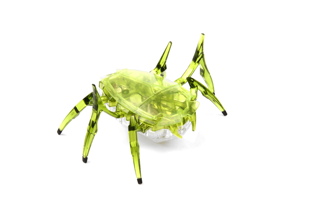 Микро-робот Hexbug Scarab, цвет: зелёный477-2248_2 Микро-робот Hexbug Scarab, цвет: зелёный477-2248_2Микро-робот Hexbug Scarab - высокоскоростной механический робот-жук, внешне похожий на скарабея. Микро-робот лишен датчиков, способен быстро передвигаться на своих 6 лапах и самостоятельно переворачиваться в случае неудачного приземления на спину. Благодаря мощному моторчику, он способен толкать перед собой объекты, в несколько раз превышающие его собственные габариты. В случае столкновения с очень крупным предметом, робот-жук оттолкнется от него передними лапами и отпрыгнет, ища новый для себя путь. Микро-робот Hexbug Scarab станет отличным подарком для вашего ребенка. Робот-жук работает от 3 батареек типа AG13 (входят в комплект). Гарантия: 15 дней.
