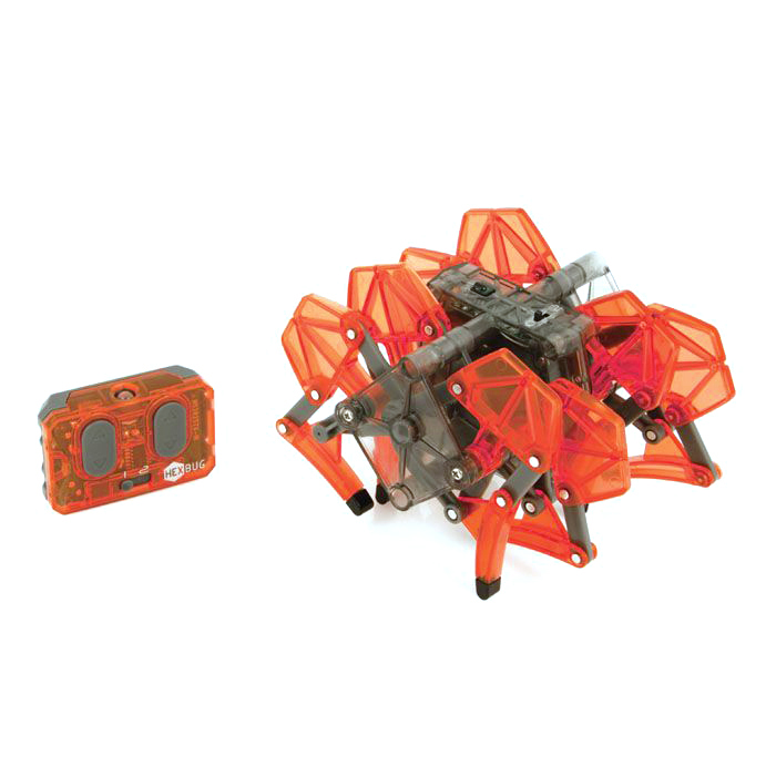 Микро-робот Hexbug Strandbeast, цвет: красный477-2825 Микро-робот Hexbug Strandbeast, цвет: красный477-2825Микро-робот Hexbug Strandbeast - необычная, удивительной формы конструкция, имеющая 4 пары ног. Вдохновение на создание этого микро-робота пришло от голландского физика, а теперь художника Тео Янсена. Strandbeest управляется при помощи пульта. При нажатии правой кнопки, будут двигаться 4 правые ноги, при нажатии левой - 4 левые ноги. Благодаря такому строению, микро-робот способен плавно двигаться в любую сторону, а также совершать развороты на 360°. Микро-робот работает от 5 батареек типа AG13, три для Strandbeest, две для пульта управления (батарейки входят в комплект). Гарантия: 15 дней.