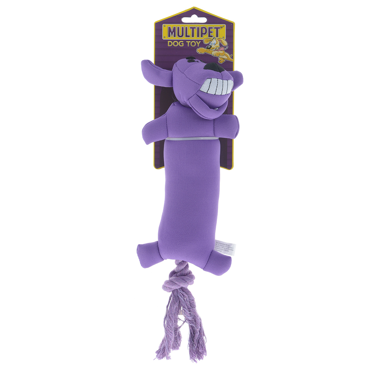 Игрушка для собак Multipet Летающая собака, с резинкой, цвет: фиолетовый12-47838 фиолетовый Игрушка для собак Multipet Летающая собака, с резинкой, цвет: фиолетовый12-47838 фиолетовыйИгрушка Multipet Летающая собака изготовлена из прочного и долговечного полиэстера, который легко моется, особо устойчив к разгрызанию. Необычная и забавная игрушка уникальна тем, что при помощи резинки, петли и канатного хвоста с легкостью запускается на дальние расстояния для апортировки. Подойдет для всех пород собак.