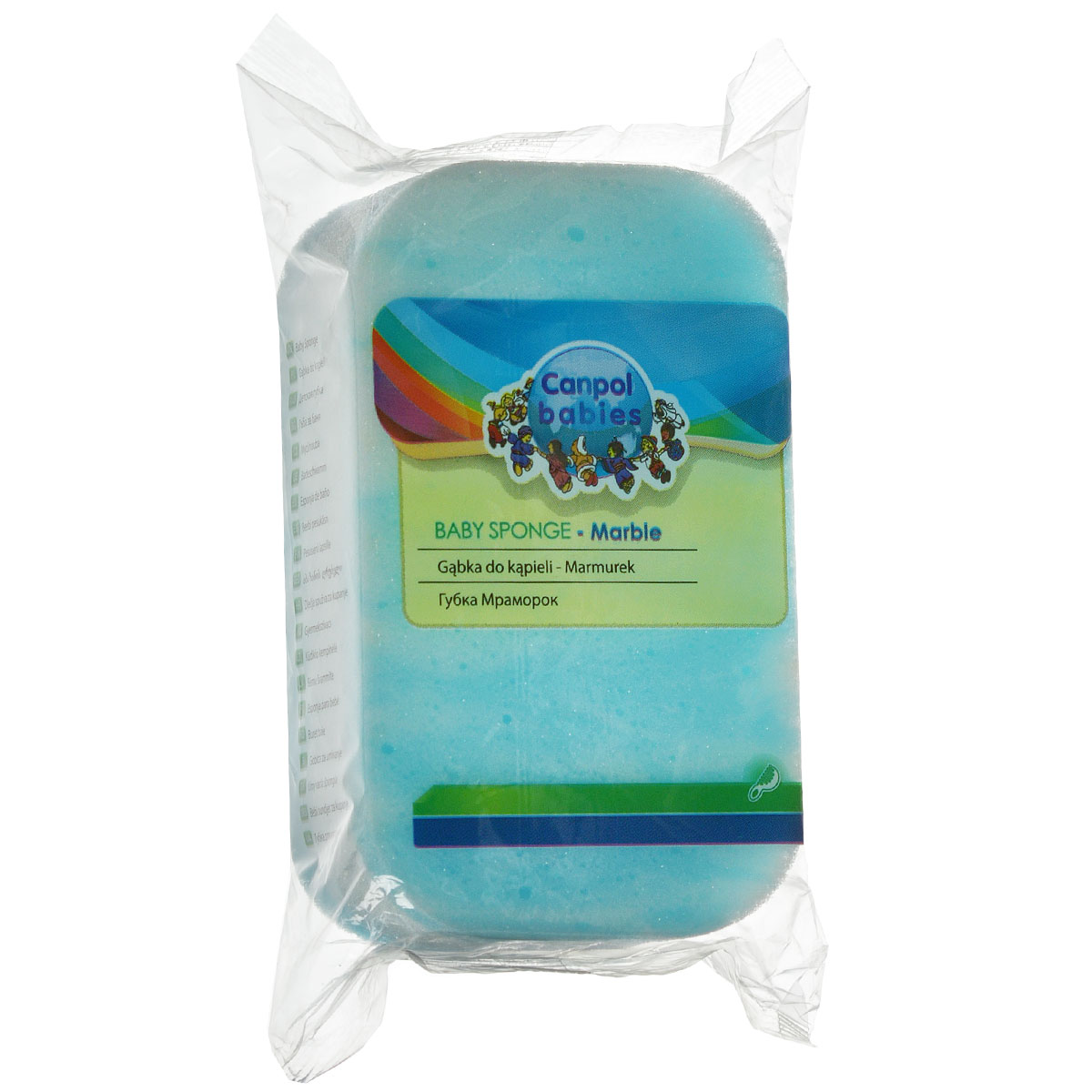 Canpol Babies Губка для купания Marble цвет голубой43/105_голубой Canpol Babies Губка для купания Marble цвет голубой43/105_голубойКрасочная губка Canpol Babies Marble, изготовленная из поролона, идеально подходит для купания ребенка. Ее мягкая моющая поверхность нежно ухаживает за кожей, а яркая расцветка привлечет внимание малыша и создаст подходящее настроение для купания.