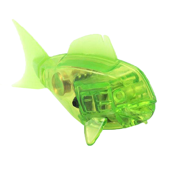 Микро-робот Hexbug Aqua Bot, цвет: салатовый460-3028_9 Микро-робот Hexbug Aqua Bot, цвет: салатовый460-3028_9Уникальный микро-робот Hexbug Aqua Bot изготовлен из безопасного пластика в виде рыбки. Теперь микро-роботы осваивают и водные глубины! Hexbug Aqua Bot плавает как настоящая рыба и непредсказуем в направлении движения. Опустите его в воду и он оживет! Если микро-робот замер, то достаточно просто всколыхнуть воду и он снова поплывет. Вне воды он автоматически выключается. Для работы игрушки необходимы 2 батарейки типа LR44 (товар комплектуется демонстрационными).