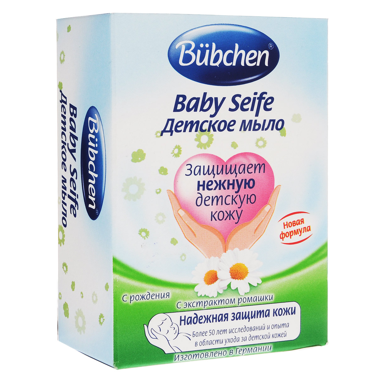 Bubchen Детское мыло, с ромашкой, 125 г11338 Bubchen Детское мыло, с ромашкой, 125 г11338Детское мыло Bubchen с натуральными растительными маслами и экстрактом ромашки подходит для малышей с самого рождения. Оно бережно очищает, смягчает и увлажняет чувствительную кожу. Не содержит животных жиров, что минимизирует риск возникновения аллергических реакций. Нежная эмульсионная пенка мыла обеспечивает щадящую очистку кожи, не нарушает защитный кислотно-липидный слой. Обладает успокаивающим действием. Идеально подходит для всей семьи. Мыло можно использовать как при подмывании, так и для стирки детских вещей. Товар сертифицирован.