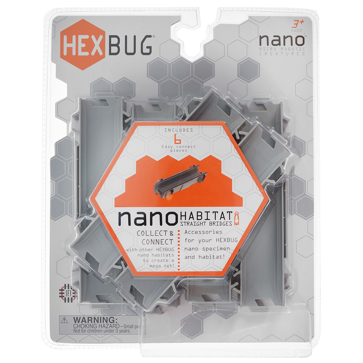Набор прямых элементов для нанодрома Hexbug Straight Parts477-1442 Набор прямых элементов для нанодрома Hexbug Straight Parts477-1442Набор прямых элементов для нанодрома Hexbug Straight Parts создан для совмещения с остальными наборами Hexbug. С помощью прямых элементов ваш нанодром станет еще крупнее, сделав маршрут ваших Nano-жуков еще интереснее. В набор входит 6 прямых элементов.
