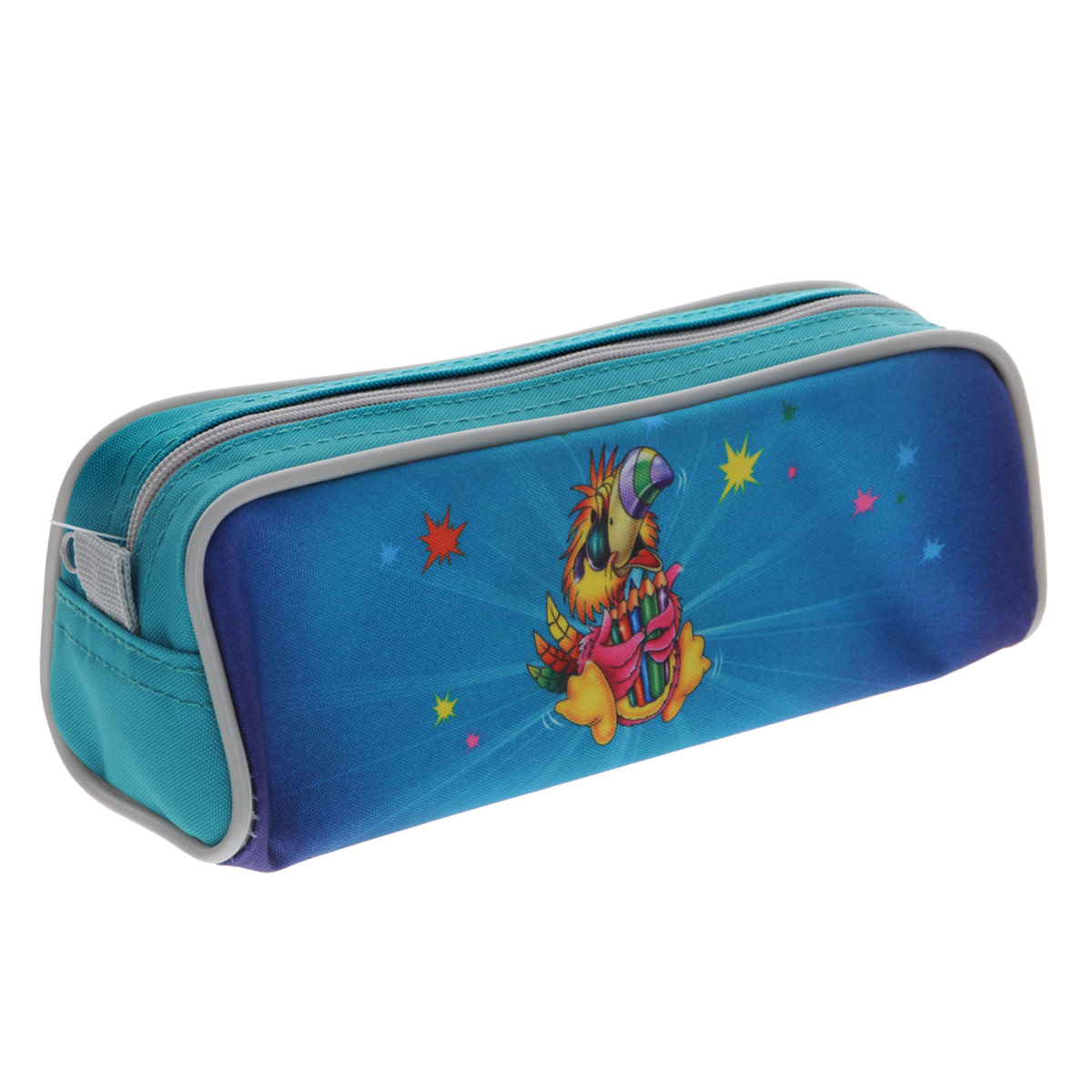 Пенал односекционный Tiger Enterprise Joyful Birdie, цвет: бирюзовый. 2920/TG2920/TG_бирюзовый/попугай Пенал односекционный Tiger Enterprise Joyful Birdie, цвет: бирюзовый. 2920/TG2920/TG_бирюзовый/попугайПенал односекционный Tiger Family Joyful Birdie бирюзового цвета выполнен из высококачественного прочного полиэстера и оформлен изображением веселого попугая. Яркий и красочный пенал имеет одно отделение и надежную застежку-молнию, предназначен для хранения школьных канцелярских принадлежностей.