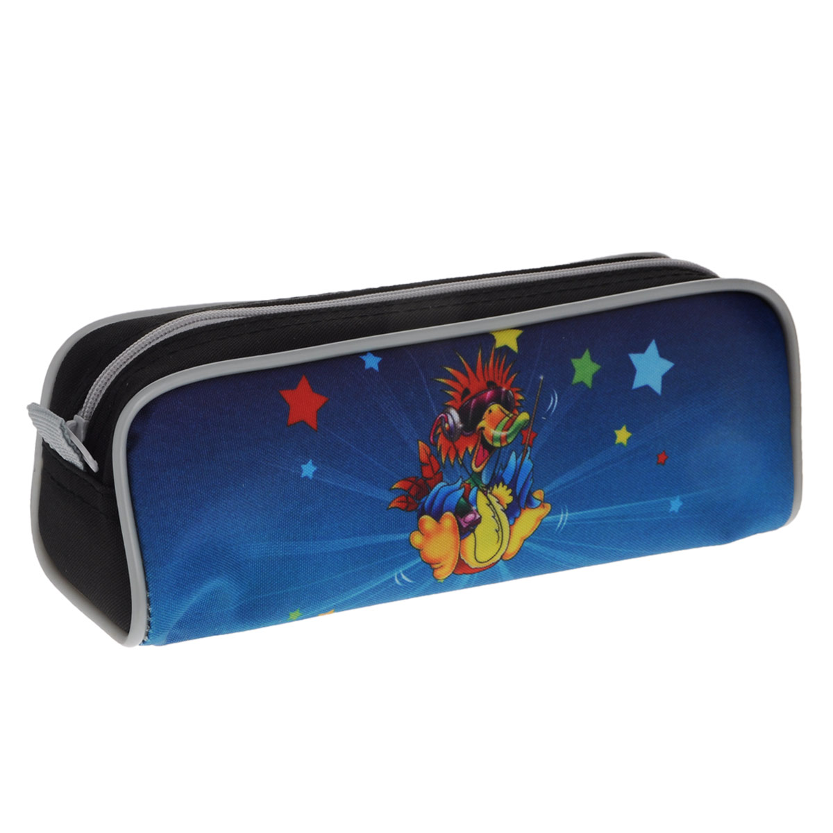 Пенал односекционный Tiger Enterprise Joyful Birdie, цвет: черный, синий. C36873C36873_черный/синий попугай Пенал односекционный Tiger Enterprise Joyful Birdie, цвет: черный, синий. C36873C36873_черный/синий попугайПенал односекционный Tiger Family Joyful Birdie выполнен из высококачественного прочного полиэстера и оформлен изображением веселого попугая. Яркий и красочный пенал имеет одно отделение и надежную застежку-молнию, предназначен для хранения школьных канцелярских принадлежностей.