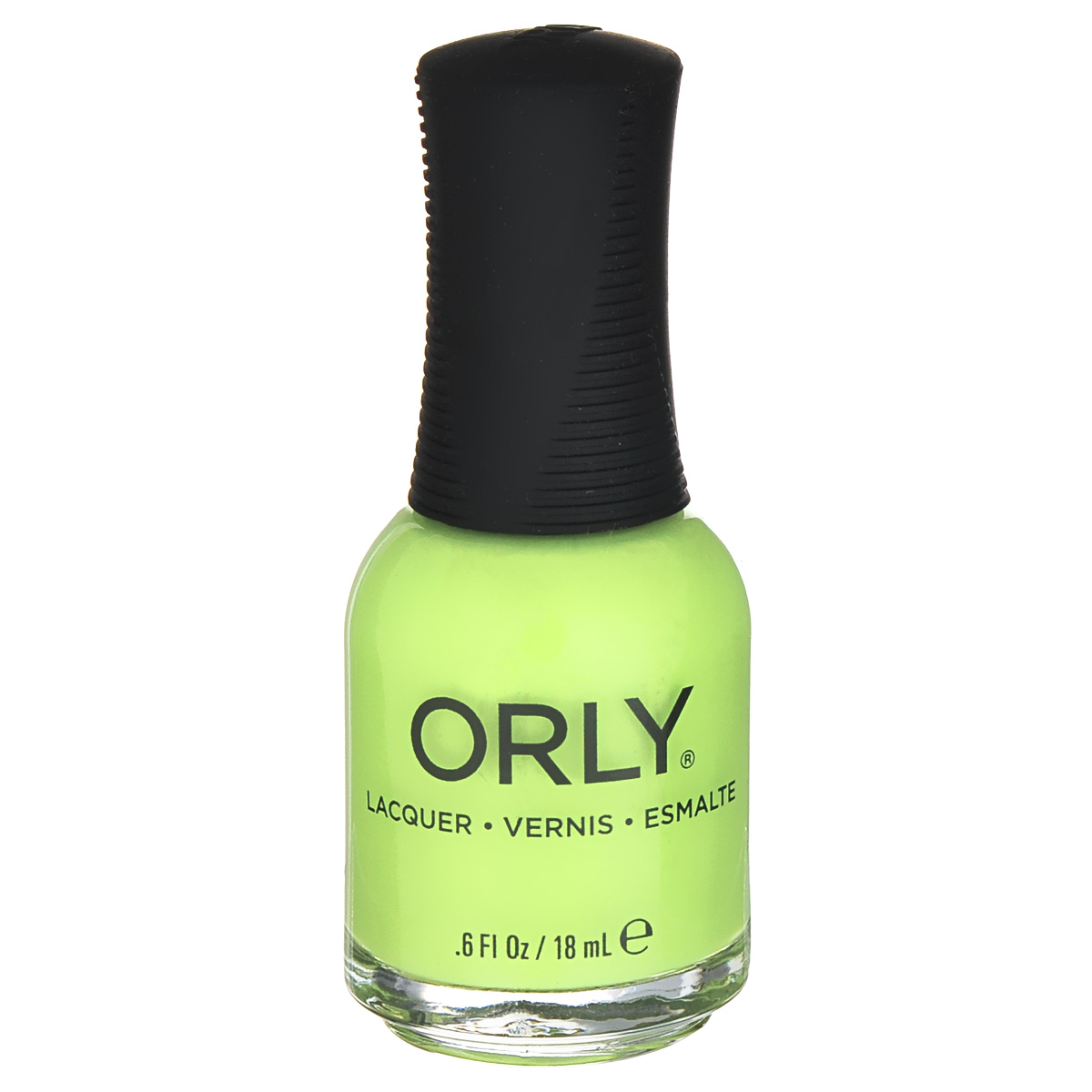 Orly Лак маникюрный Sugar High № 843 KEY LIME TWIST20843 Orly Лак маникюрный Sugar High № 843 KEY LIME TWIST20843Элегантные, манящие, изысканные, чарующие - именно такие цвета составляют базовую коллекцию лаков для ногтей ORLY. Широкий спектр тонов разнообразных оттенков позволяет удовлетворить самые изысканные вкусы и менять цвет ногтей хоть два раза в день. Вы можете выбрать какой угодно вариант гардероба - палитра лаков ORLY позволит подобрать оттенок на любой случай и для любого настроения. Плюс ко всему приятно осознавать, что Ваши ногти покрыты лаком фирмы, пользующейся репутацией одной из лучших среди специалистов ногтевого сервиса и на протяжении тридцати лет занимающейся разработкой и производством средств по уходу за натуральными ногтями. Как известно, многие представительницы прекрасной половины человечества неравнодушны к сладостям, это маленький секрет их хорошего настроения. Корпорация ORLY сделала подарок всем сладкоежкам и выпустила в свет коллекцию лаков SUGAR High, состоящую из шести «вкусных» и «аппетитных» оттенков.