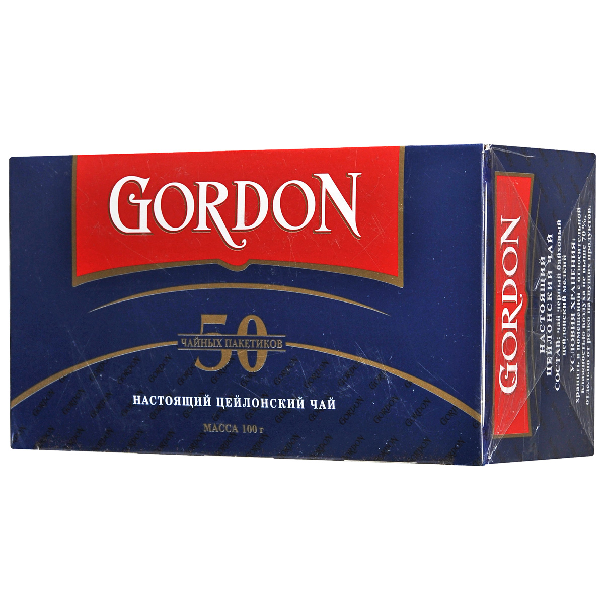 Gordon черный чай в пакетиках, 50 шт1060069 Gordon черный чай в пакетиках, 50 шт1060069Цейлонский черный чай Gordon в пакетиках порадует вас своим мягким вкусом и нежным ароматом.