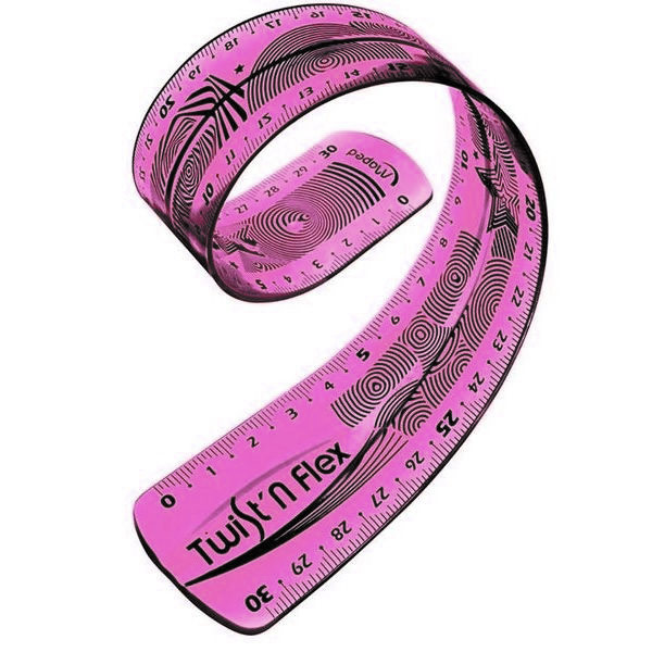 Линейка Maped Twistnflex, гибкая, цвет: розовый, 30 см27900 розовый Линейка Maped Twistnflex, гибкая, цвет: розовый, 30 см27900 розовыйЛинейка Maped Twistnflex - это неломающаяся линейка, которую можно сгибать и скручивать неограниченное количество раз. После непродолжительного времени принимает первоначальную форму и не деформируется. Можно использовать как антистресс.
