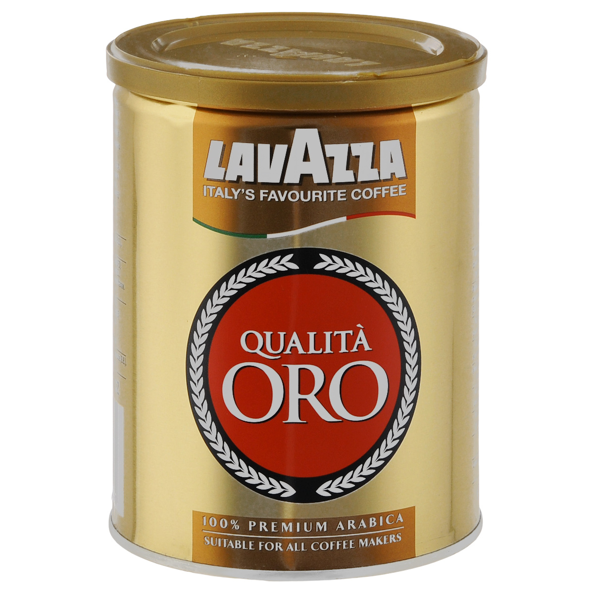Lavazza Qualita Oro кофе молотый, 250 г2058 Lavazza Qualita Oro кофе молотый, 250 г2058Молотый кофе Lavazza Qualita Oro является превосходной смесью из 100% арабики, выращенной на плантациях Центральной и Южной Америки. Золотая смесь Lavazza Qualita Oro отличается нежным, легко узнаваемым ароматом. Кофе Lavazza Qualita Oro демонстрирует легкую сладость и приятный кислый вкус. Полнота вкуса кофейных зерен сохраняется благодаря медленной средней обжарке.