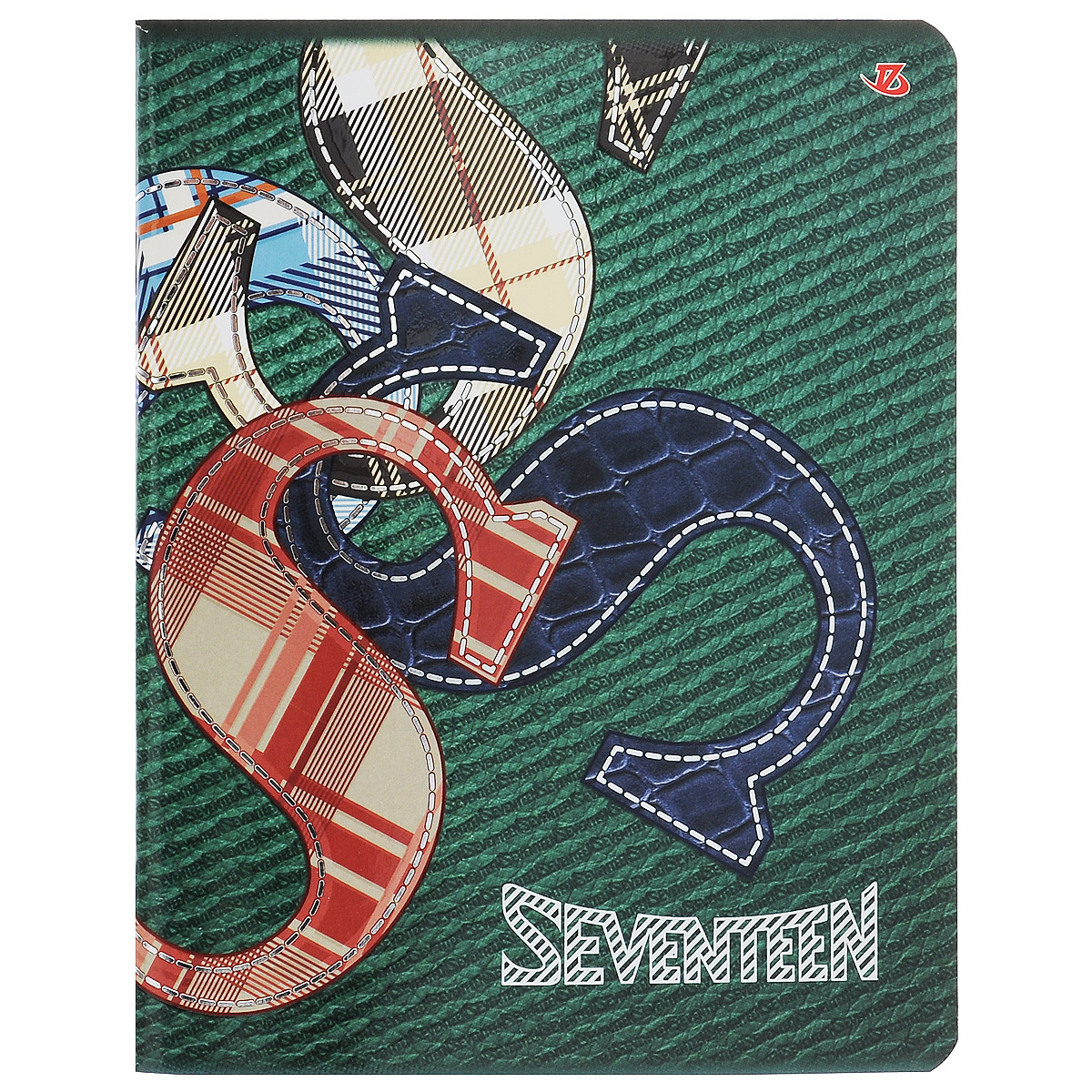Тетрадь Seventeen, цвет: зеленый, 80 листов. 6655/5_Зеленый6655/5_Зеленый Тетрадь Seventeen, цвет: зеленый, 80 листов. 6655/5_Зеленый6655/5_ЗеленыйТетрадь Seventeen подойдет для любых работ и студенту, и школьнику. Фактурная обложка тетради с с элементами серебряного тиснения выполнена из мелованного картона с закругленными углами. Внутренний блок тетради соединен металлическими скрепками и состоит из 80 листов высококачественной бумаги повышенной белизны. Стандартная линовка в клетку дополнена полями, совпадающими с лицевой и оборотной стороны листа. Первая страничка содержит поля для заполнения личных данных.