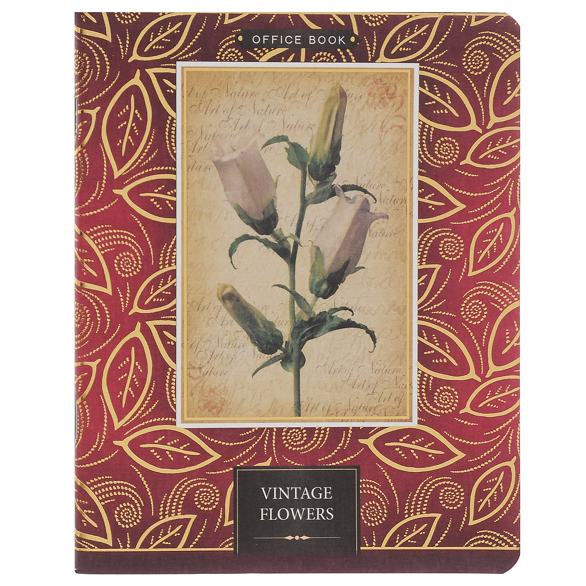 Тетрадь Vintage Flowers Белый цветок, 60 листов6650/5_Sev Белый цветок Тетрадь Vintage Flowers Белый цветок, 60 листов6650/5_Sev Белый цветокТетрадь Vintage Flowers Белый цветок отлично подходит для различных работ. Обложка тетради с элементами золотого тиснения выполнена из матового картона с закругленными углами. Внутренний блок тетради соединен металлическими скрепками и состоит из 60 листов высококачественной бумаги повышенной белизны. Стандартная линовка в клетку дополнена полями, совпадающими с лицевой и оборотной стороны листа. Первая страничка содержит поля для заполнения личных данных.