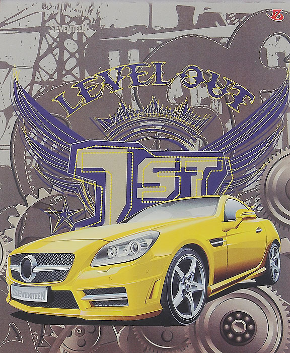 Тетрадь Seventeen Level Out. 1st, цвет: коричневый, желтый, 48 листов7225/5_Level Out 1 st , цвет : желтый(с дополнительным листом) Тетрадь Seventeen Level Out. 1st, цвет: коричневый, желтый, 48 листов7225/5_Level Out 1 st , цвет : желтый(с дополнительным листом)Тетрадь Seventeen Level Out. 1st прекрасно подойдет как студенту, так и школьнику. Обложка тетради с фактурным изображением желтого автомобиля выполнена из мелованного картона с закругленными углами. Внутренний блок тетради состоит из 48 листов высококачественной бумаги повышенной белизны. Стандартная линовка в клетку дополнена полями, совпадающими с лицевой и оборотной стороны листа. Первая страничка содержит поля для заполнения личных данных.