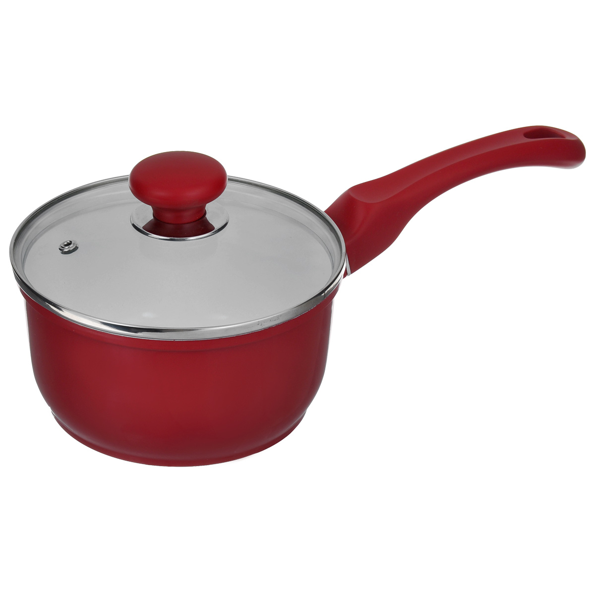 Ковш Korkmaz Seravita Saucepan с крышкой, c керамическим покрытием, цвет: красный, белый, 1,5 лA1544 красный Ковш Korkmaz Seravita Saucepan с крышкой, c керамическим покрытием, цвет: красный, белый, 1,5 лA1544 красныйКовш Korkmaz Seravita Saucepan изготовлен из литого высокопрочного алюминия, который быстро нагревается до высокой температуры и равномерно распределяет тепло по всем поверхностям. Изделие имеет внутреннее керамическое покрытие, благодаря которому пища не пристает и не пригорает. Ковш оснащен удобной пластиковой прорезиненной ручкой и крышкой из жаропрочного стекла со стальным ободом и отверстием для выхода пара. Такой ковш чрезвычайно устойчив к механическому воздействию, его легко мыть и хранить. При готовке на керамическом покрытии масла требуется вдвое меньше по сравнению с другими покрытиями, что позволяет приготовить здоровую, вкусную и полезную пищу без лишних жиров и оксидантов. Можно использовать на газовых, электрических, стеклокерамических плитах. Можно мыть в посудомоечной машине. Диаметр ковша: 16 см. Высота стенки: 8,5 см. Толщина стенки: 0,3 см. Толщина дна: 0,4 см. Длина ручки: 17 см.