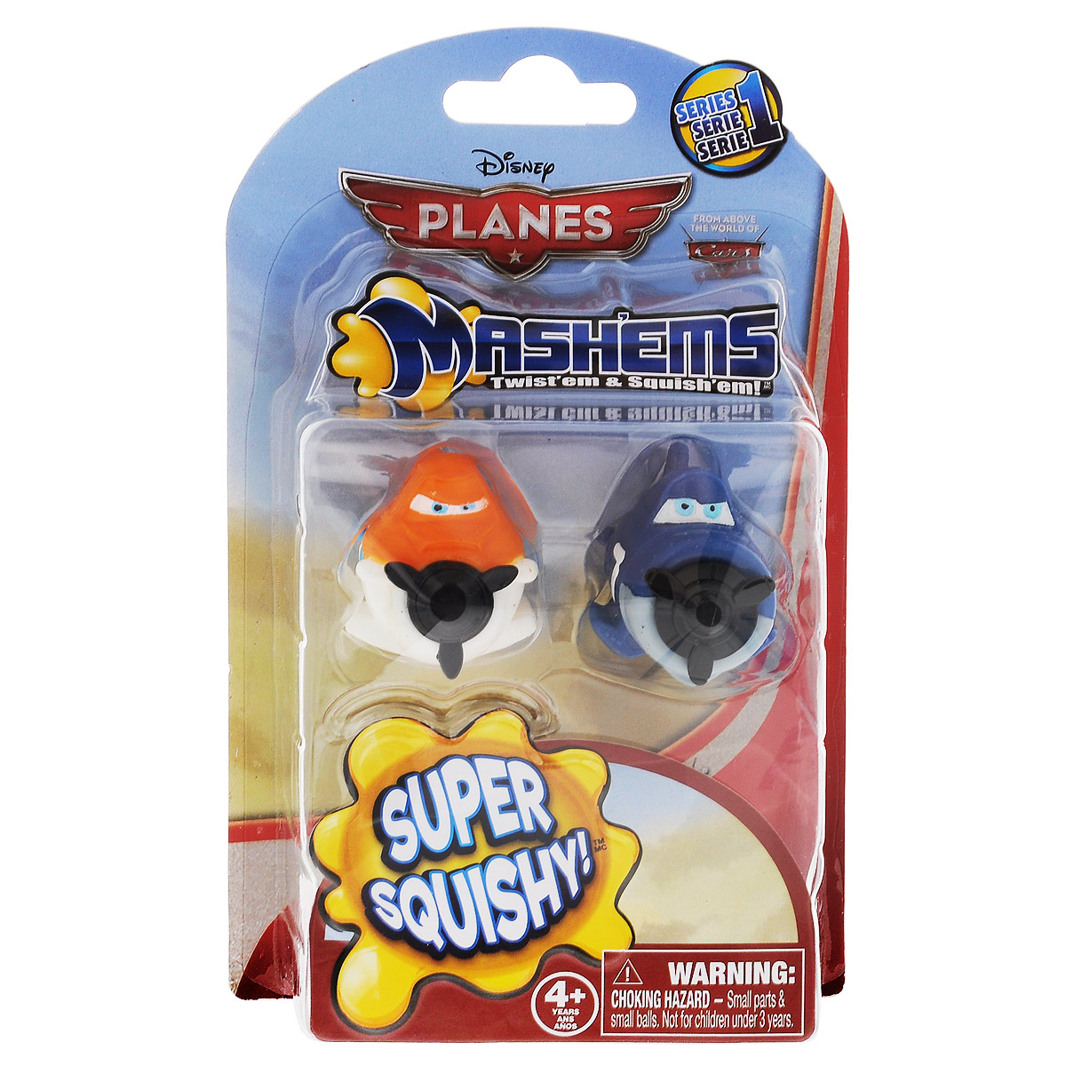 Игрушки-мялки MashEms Самолеты52221-0000012-01 Игрушки-мялки MashEms Самолеты52221-0000012-01Игрушки-мялки Самолеты непременно понравятся вашему малышу! Игрушка выполнена в виде двух забавных самолетиков - героев знаменитого мультфильма Самолеты. Игрушки выполнены из безопасной термопластичной резины с жидким наполнителем, благодаря чему их можно сжимать, крутить, кидать - а они всегда будут возвращаться в первоначальный вид. Игрушки-мялки способствуют развитию мелкой моторики пальцев рук, развивает творческое мышление, укрепляет кистевые мышцы рук, создает позитивный эмоциональный фон и является замечательным антистрессом. Порадуйте своего ребенка таким замечательным подарком!