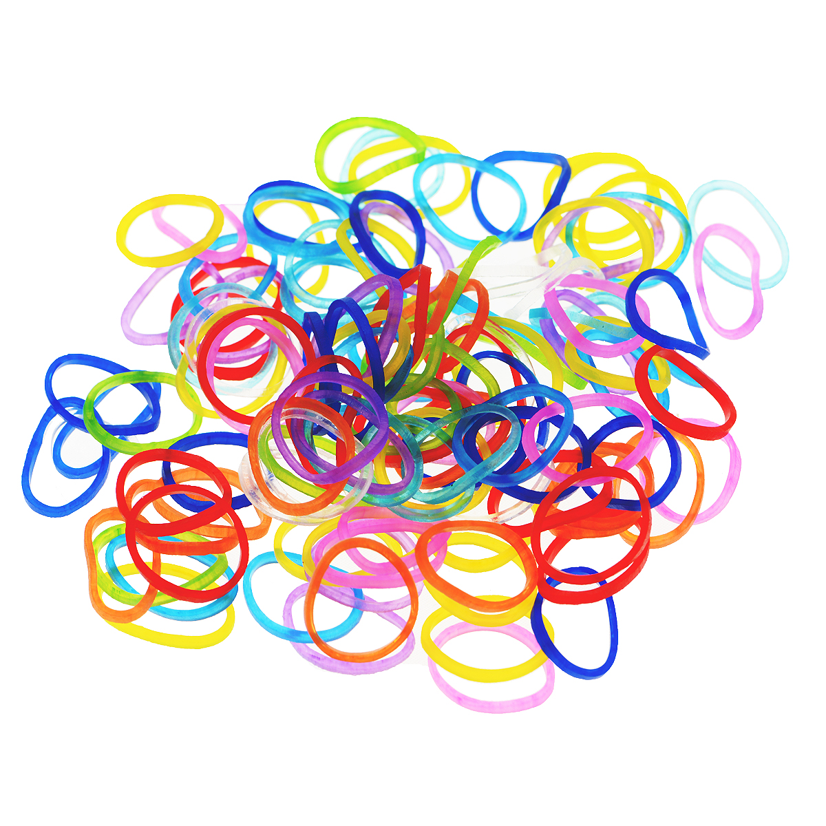 Набор резиночек Rainbow Loom: Mix Jelly, 600 штB0077-2014-09 Набор резиночек Rainbow Loom: Mix Jelly, 600 штB0077-2014-09Необычный оттенок миниатюрных безлатексных резиночек Rainbow Loom позволит создать стильное украшение, браслет для часов или игрушку. С помощью нового метода плетения из резиночек Rainbow Loom любой желающий может создавать изделия из однотонных резиночек или использовать различные цвета. Персидская коллекция Rainbow Loom - оригинальные цвета и оттенки, которые оживят любое изделие, сделают его неповторимым и привнесут новую гамму красок в плетение из резиночек. В наборе 600 резиночек и 24 пластиковые с-образные клипсы.
