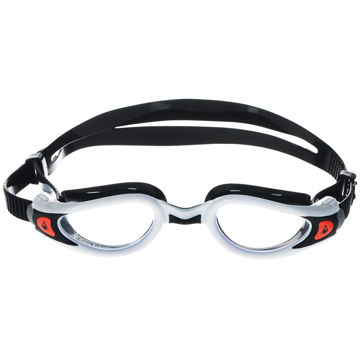 Очки для плавания Aqua Sphere Kaiman Exo Lady, цвет: белый, черныйTN 175710 Очки для плавания Aqua Sphere Kaiman Exo Lady, цвет: белый, черныйTN 175710Модные и стильные очки Kaiman Exo Lady идеально подходят для плавания в бассейне или открытой воде. Особая технология изогнутых линз позволяет обеспечить превосходный обзор в 180°, не искажая при этом изображение. Очки дают 100% защиту от ультрафиолетового излучения. Специальное покрытие препятствует запотеванию стекол. Новая технология каркаса EXO-core bi-material обеспечивает максимальную стабильность и комфорт. Материал: софтерил, plexisol.
