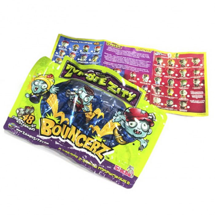 Набор фигурок Zombie Zity, 2 шт4386925 Набор фигурок Zombie Zity, 2 шт4386925Набор фигурок Zombie Zity включает 2 фигурки зомби и брошюру для юного коллекционера. Фигурки зомби замечательно пружинят и отскакивают от любых поверхностей. Добро пожаловать в мрачный город, населенный одними зомби! Даже после превращения в ходячих мертвецов его жители не перестали исполнять свои обязанности: здесь вы встретите механика, повара, официанта, мусорщика и других персонажей - всего 48 различных героев. Такая игра обязательно понравится всем мальчишкам.