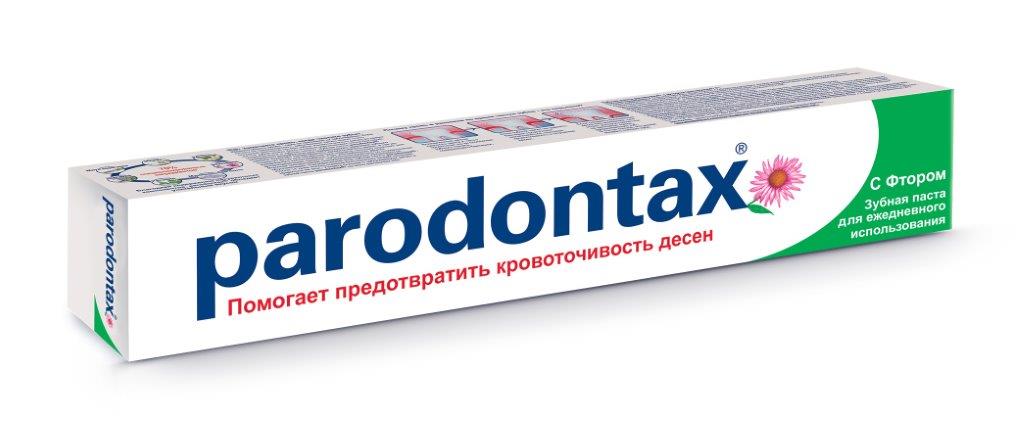 Parodontax Зубная паста с Фтором 75 мл2004015443 Parodontax Зубная паста с Фтором 75 мл2004015443– экстракты 6 трав + минеральная соль – + Фтор (1400 ppm) профилактика кариеса – подходит для длительного применения – рекомендован взрослым и детям с 14 лет – Помогает устранить воспаление и кровоточивость десен – Предупреждает заболевания десен при ежедневном применении* (*Yankell et al., 1988; Yankell et al.,1993) – Способствует профилактике кариеса (содержит фтор, 1400 ppm ) – Тщательно очищает зубы без повреждения зубной эмали (низкая степень абразивности) – Нейтрализует кислоты в зубном налете – В состав не входят синтетические антисептики: триклозан, метронидазол, хлоргексидин, которые вызывают привыкание и могут назначаться только курсом Уважаемые клиенты! Обращаем ваше внимание на возможные изменения в дизайне упаковки. Качественные характеристики товара остаются неизменными. Поставка осуществляется в зависимости от наличия на складе.