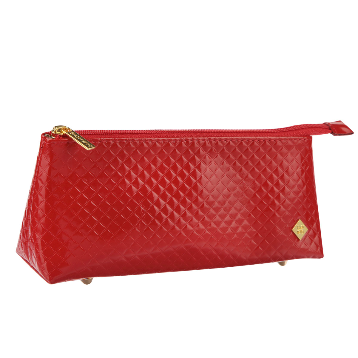 Косметичка Dimanche Rich, цвет: красный. 9696 Косметичка Dimanche Rich, цвет: красный. 9696Косметичка Dimanche Rich изготовлена из высококачественной натуральной кожи и оформлена оригинальным тиснением и брендовым значком на лицевой стороне. Внутренняя поверхность отделана шелковистым текстилем. Закрывается косметичка на застежку-молнию. На дне расположены четыре металлические ножки, которые позволят продлить срок службы изделия. Фурнитура золотистого цвета. Косметичка Rich - яркий стильный аксессуар, который дополнит ваш образ и станет незаменимой вещью для хранения косметики. Благодаря компактным размерам она поместится в любую сумочку.