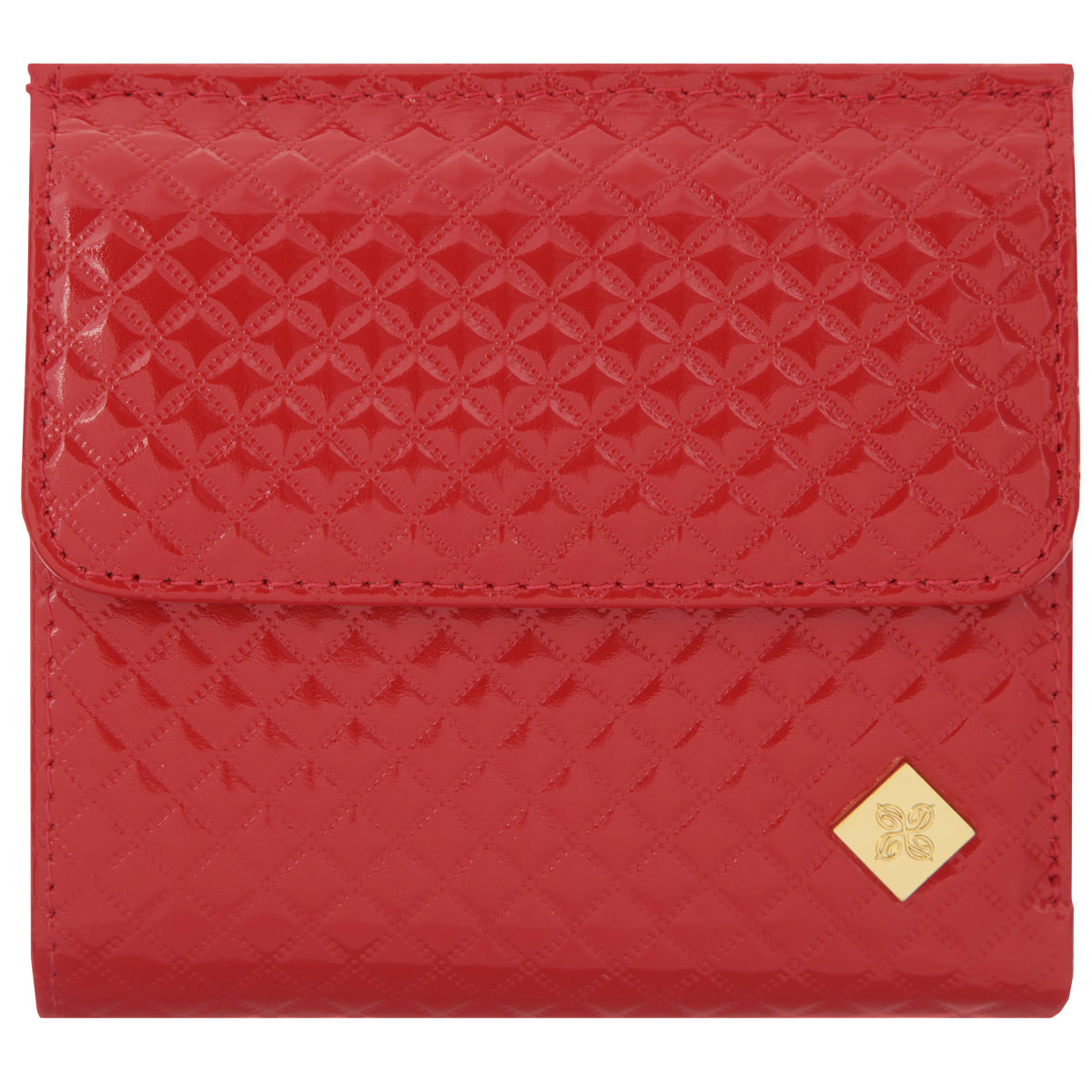 Кошелек женский Dimanche Rich, цвет: красный. 09292 Кошелек женский Dimanche Rich, цвет: красный. 09292Стильный кошелек Dimanche Rich изготовлен из натуральной лакированной кожи высшего качества с оригинальным тиснением в клетку и оформлен металлическим брендовым значком. Кошелек закрывается на кнопку. На передней стенке объемный карман с отделением для мелочи и дополнительным карманом для удобства извлечения купюр, закрывается клапаном с потайной кнопкой. Внутри два отделения для купюр, дополнительный карман на молнии, два кармана для кредиток, карман для Sim карты, пластиковое окно и два дополнительных вертикальных кармана. Упакован в фирменную коробку. Такой кошелек станет замечательным подарком человеку, ценящему качественные и практичные вещи.
