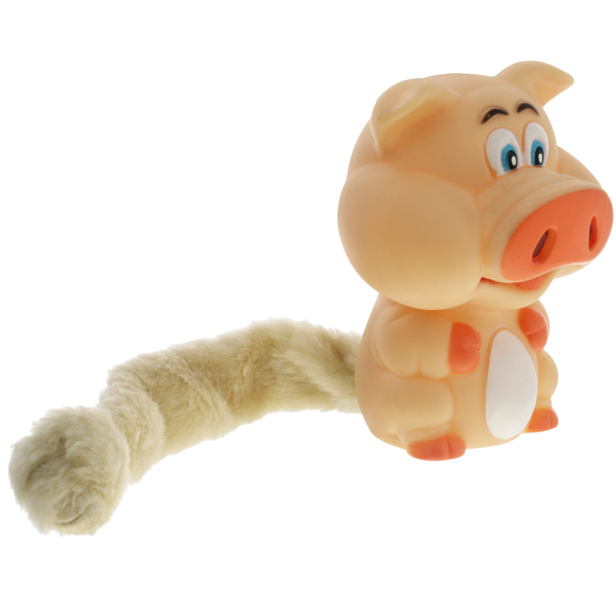 Игрушка для собак Aveva Кабанчик13307 Игрушка для собак Aveva Кабанчик13307Игрушка для собак Aveva Кабанчик, выполненная в виде забавного кабана с плюшевым хвостом, изготовлена из резины. Такая игрушка позволит весело провести время вашему питомцу, а также поможет вам сохранить в целости личные вещи и предметы интерьера. Яркая игрушка привлечет внимание вашего любимца, не навредит здоровью и займет его на долгое время. Длина хвоста игрушки: 20 см.