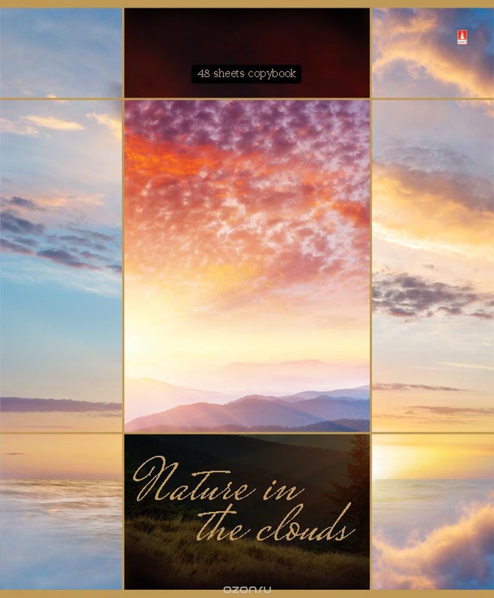 Набор тетрадей Альт Nature in the Clouds, 48 листов, 5 шт7227/5_Внедорожник(с дополнительным листом)FC-COC-643086 Набор тетрадей Альт Nature in the Clouds, 48 листов, 5 шт7227/5_Внедорожник(с дополнительным листом)FC-COC-643086Набор тетрадей Альт Nature in the Cloudsпо пять штук с пятью разными обложками имеют блоки по 48 листов на основе эвкалиптовой целлюлозы плотностью 65 г/кв.м Линовка на лицевой части и обороте страницы совпадает идеально, также как и поля красного цвета. Основная обложка- чисто целлюлозная CL-free картонная обложка плотностью 200 г/кв.м имеет фигурную вырубку прямоугольной формы. Эффект объема, оживления изображения, металлический блеск придает использование полноцветной печати на обложке покрытой фольгой. Вторая обложка с вырубным окошком открывает дверь в мир удивительных по своей красоте пейзажей.
