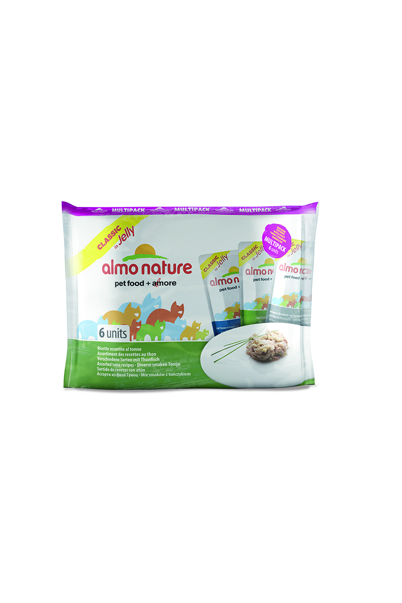 Набор консервов для кошек с тунцом 6*55гр (Multipack Classic Jelly Tuna), 330 г.20337 Набор консервов для кошек с тунцом 6*55гр (Multipack Classic Jelly Tuna), 330 г.20337Состав: рыбный бульон 52%, тунец 40%, камбала 5.5%, желатин, рис 1%. Пищевая ценность: белки 13%, клетчатка 1%, масла и жиры 0.3%, зола 1%, влажность 83%. Калорийность 480 ккал/кг. Состав: тунец 51%, рыбный бульон 47%, желатин, рис 0.5%. Пищевая ценность: белки 13%, клетчатка 1%, масла и жиры 0.5%, зола 1.5%, влажность 83%. Калорийность 497 ккал/кг Состав: рыбный бульон 46.8%, тунец 46%, снеток (Encrasicholina heteroloba) 5%, желатин, рис 0.5%. Пищевая ценность: белки 14%, клетчатка 1%, масла и жиры 0.5%, зола 1%, влажность 83%. Калорийность 532 ккал/кг.