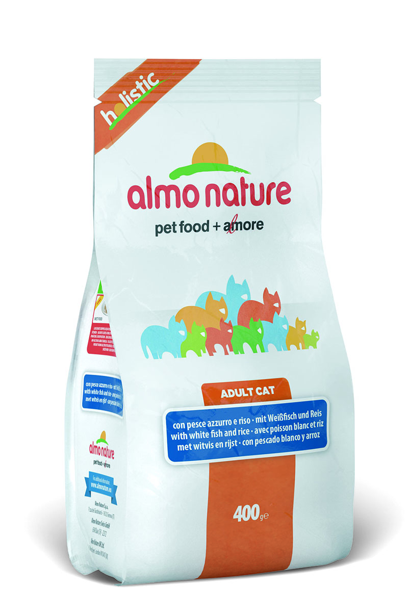 Для Взрослых кошек с Белой рыбой и коричневым рисом (Holistic Adult Cat White Fish&Rice), 400 г.22591 Для Взрослых кошек с Белой рыбой и коричневым рисом (Holistic Adult Cat White Fish&Rice), 400 г.22591Состав: мясо белой рыбы и ее производные 55% (из которых 25% свежего мяса), злаки (рис 14%, ячмень), растительный протеиносодержащий экстракт, жиры, минералы, маннанолигосахариды, фруктоолигосахариды Пищевые добавки: Таурин 1170 мг/кг, DL – метионин 1120 мг/кг, Витамин А 3760 МЕ/кг, Витамин D3 2275 МЕ/кг, Витамин Е 210 мг/кг Микроэлементы: йодат кальция, безводный 1,64 мг/кг, селенит натрия 0,53 мг/кг, сульфат железа моногидрат 321мг/кг, сульфат меди пентогидрат 42 мг/кг, аминокислотный-меди хелат, гидрат 53 мг/кг, аминокислотный-цинка хелат, гидрат 356 мг/кг, сульфат марганца моногидрат 117 мг/кг, сульфат цинка моногидрат 296 мг/кг, аминокислотный-железа хелат, гидрат 21 мг/кг Гарантированный анализ: белки – 31%, клетчатка – 1,5%, жиры – 15%, зола – 8,5%, влажность – 7%