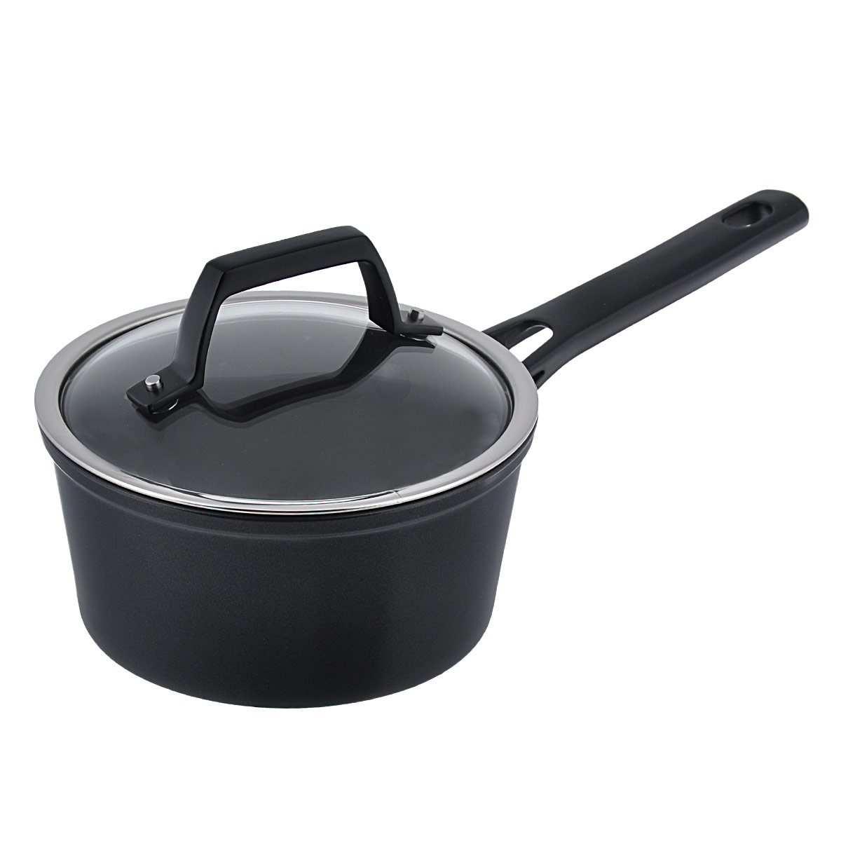 Ковш Korkmaz Casta-Nero с крышкой, с PTFE покрытием, 1,5 лA1430 Ковш Korkmaz Casta-Nero с крышкой, с PTFE покрытием, 1,5 лA1430Ковш Korkmaz Casta-Nero изготовлен из высококачественного литого алюминия с трехслойным PTFE (тефлоновым) покрытием. Внутреннее антипригарное покрытие долговечно и безопасно для здоровья. Алюминий обладает свойством быстро нагреваться до высокой температуры и равномерно распределять тепло по всем поверхностям. Высокотехнологичное тройное PTFE покрытие имеет широкий диапазон перепада температур от -150°С до +300°С, что делает посуду универсальной для использования в любых условиях. Кроме того, такое покрытие обладает отличными антипригарными свойствами, устойчиво к химическому и механическому воздействию и не влияет на вкусовые характеристики блюд. Время готовки в алюминиевой посуде значительно сокращается, а значит, витамины и полезные микроэлементы не разрушаются и остаются в пище, что делает ее здоровой и полезной. Для готовки на посуде с PTFE покрытием не обязательно использовать масло или жир: пища не будет приставать или пригорать...