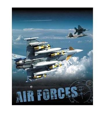 Тетрадь,48л Air Forces, УФ-лак35436 Тетрадь,48л Air Forces, УФ-лак35436Тетрадь с обложкой из картона, защищающей бумагу от деформации. Отличный выбор для Вашего ребенка!