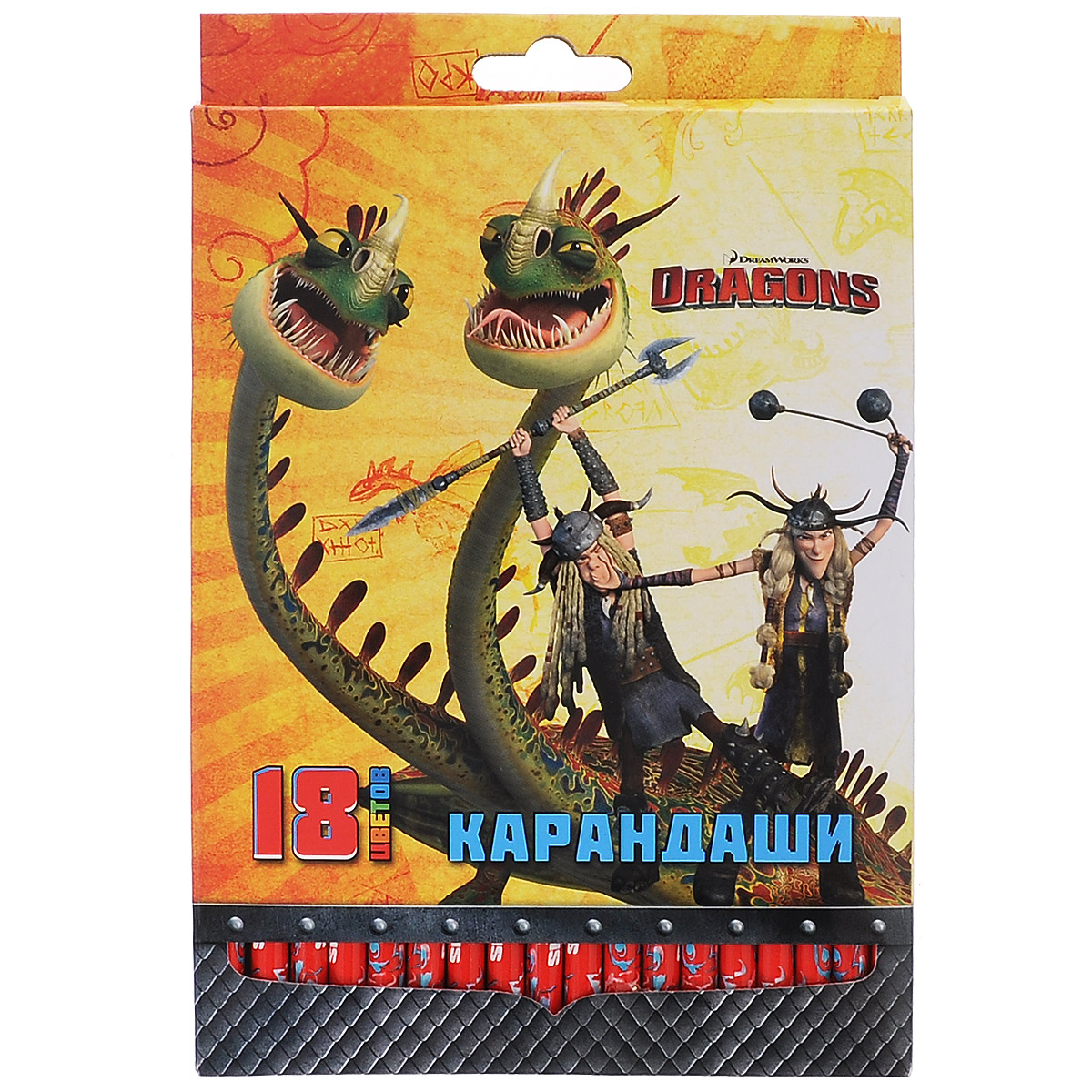 Цветные карандаши Action! Dragons, 18 цветовDR-ACP205-18_бежевый Цветные карандаши Action! Dragons, 18 цветовDR-ACP205-18_бежевыйЦветные карандаши Action! Dragons - идеальный инструмент для самовыражения и развития маленького художника! В набор входят 18 цветных карандашей, которые нетоксичны и полностью безопасны. Корпус изготовлен из высококачественной древесины, гладкость которой обеспечена покраской. Карандаши обладают яркими насыщенными цветами. Они уже заточены, поэтому все, что нужно для рисования - это взять чистый лист бумаги, и можно начинать! Эти цветные карандаши помогут раскрыть художественные способности, развить фантазию, совершенствовать навыки рисования. Карандаши упакованы в упаковку из плотного картона. Рекомендуемый возраст: от 3 лет.