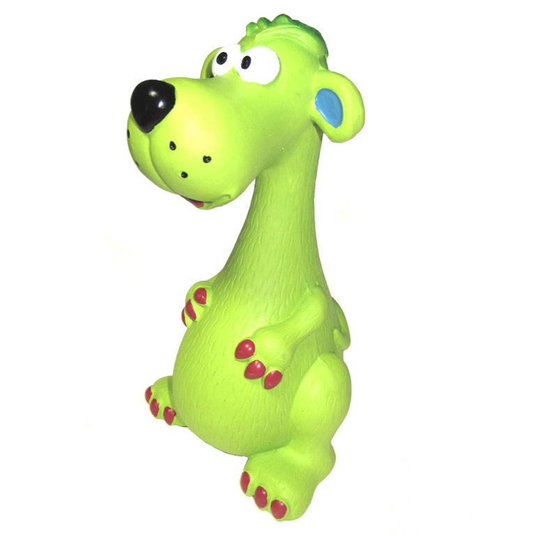 Игрушка для собак V.I.Pet СобакаL-140 Игрушка для собак V.I.Pet СобакаL-140Прочная игрушка V.I.Pet Собака изготовлена из натурального латекса с использованием только безопасных нетоксичных красителей. Великолепно подходит для игры и массажа десен вашей собаки. Игрушка не позволит скучать вашему питомцу ни дома, ни на улице.