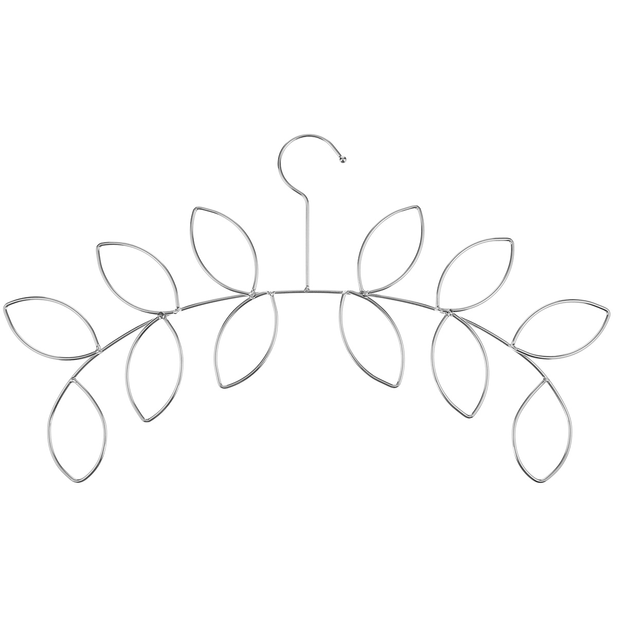 Вешалка для шарфов Umbra Ivy, 47 см х 27 см294010-158 Вешалка для шарфов Umbra Ivy, 47 см х 27 см294010-158Изящная вешалка Umbra Ivy для шарфов и аксессуаров украсит любой коридор или гардеробную, доставит большое удовольствие, комфорт и будет приятно радовать вас и ваших гостей. Вы сможете повесить ее на любой крючок, вешалка не будет занимать много места и придаст вашей квартире немного изысканности и шика. Изготовлена в виде веточки с листами из хромированного металла.