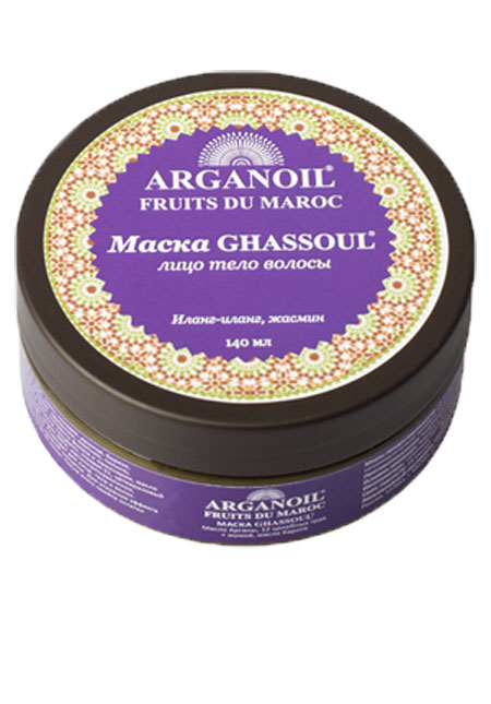 Дом Арганы Fruits du Maroc Маска Ghassoul для лица, тела и волос, 140 мл70735 Дом Арганы Fruits du Maroc Маска Ghassoul для лица, тела и волос, 140 мл70735Уникальный состав маски обеспечивает комплекс целебных природных компонентов и технология производства. Вся водная часть рецептуры представляет собой концентрированный отвар из 12 лекарственных трав. Их активные свойства дополняют и усиливают вулканическая глина GHASSOUL (Гассул) и высокогорное мумиё. Маска обладает широким спектром действия и рекомендуется для ухода за кожей тела, лица, головы и волос.