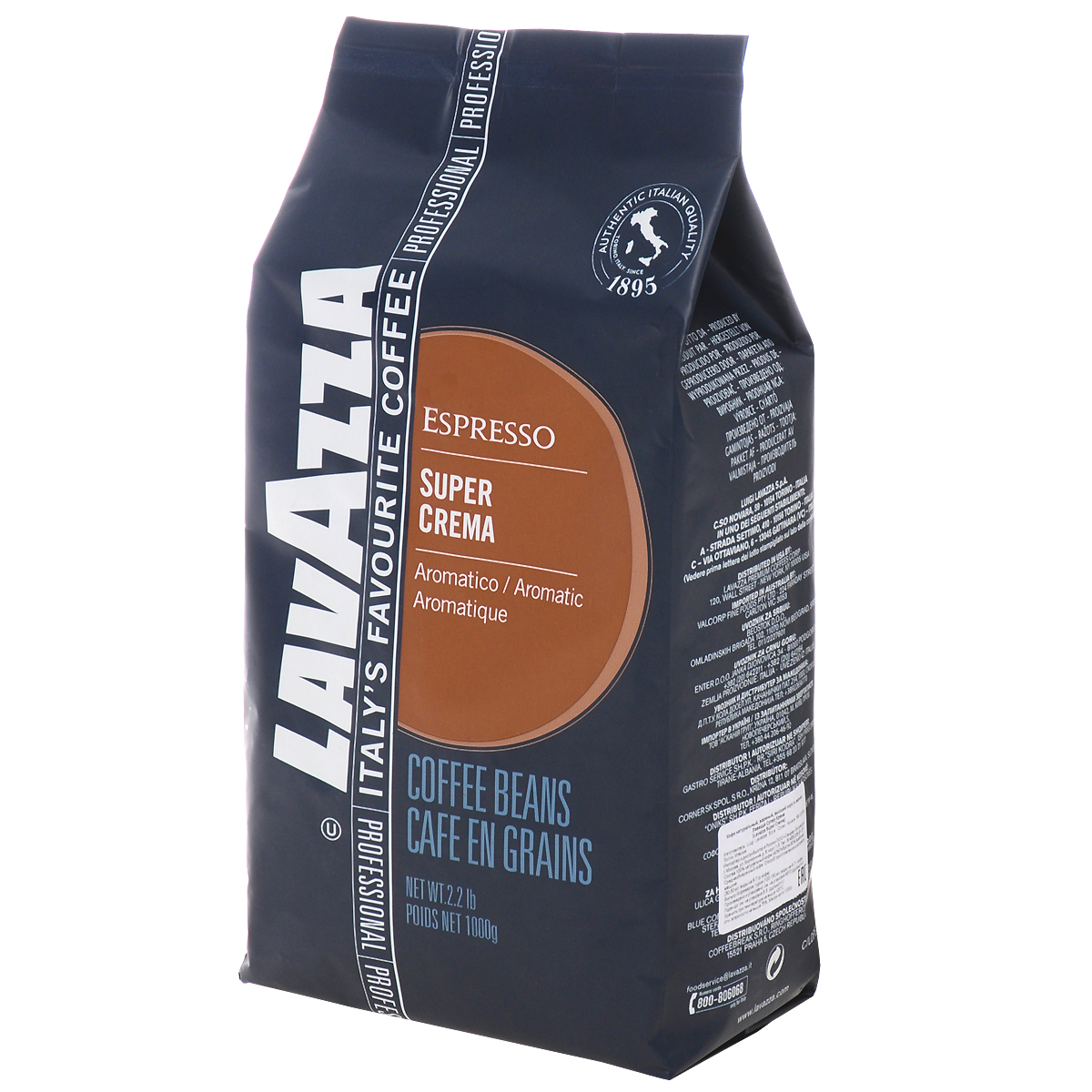 Lavazza Super Crema кофе в зернах, 1 кг8000070042025_новый дизайн Lavazza Super Crema кофе в зернах, 1 кг8000070042025_новый дизайнБленд кофе Lavazza Super Crema с бархатистой пенкой и стойким ароматом меда и миндаля для легкого и сливочного кофе эспрессо.