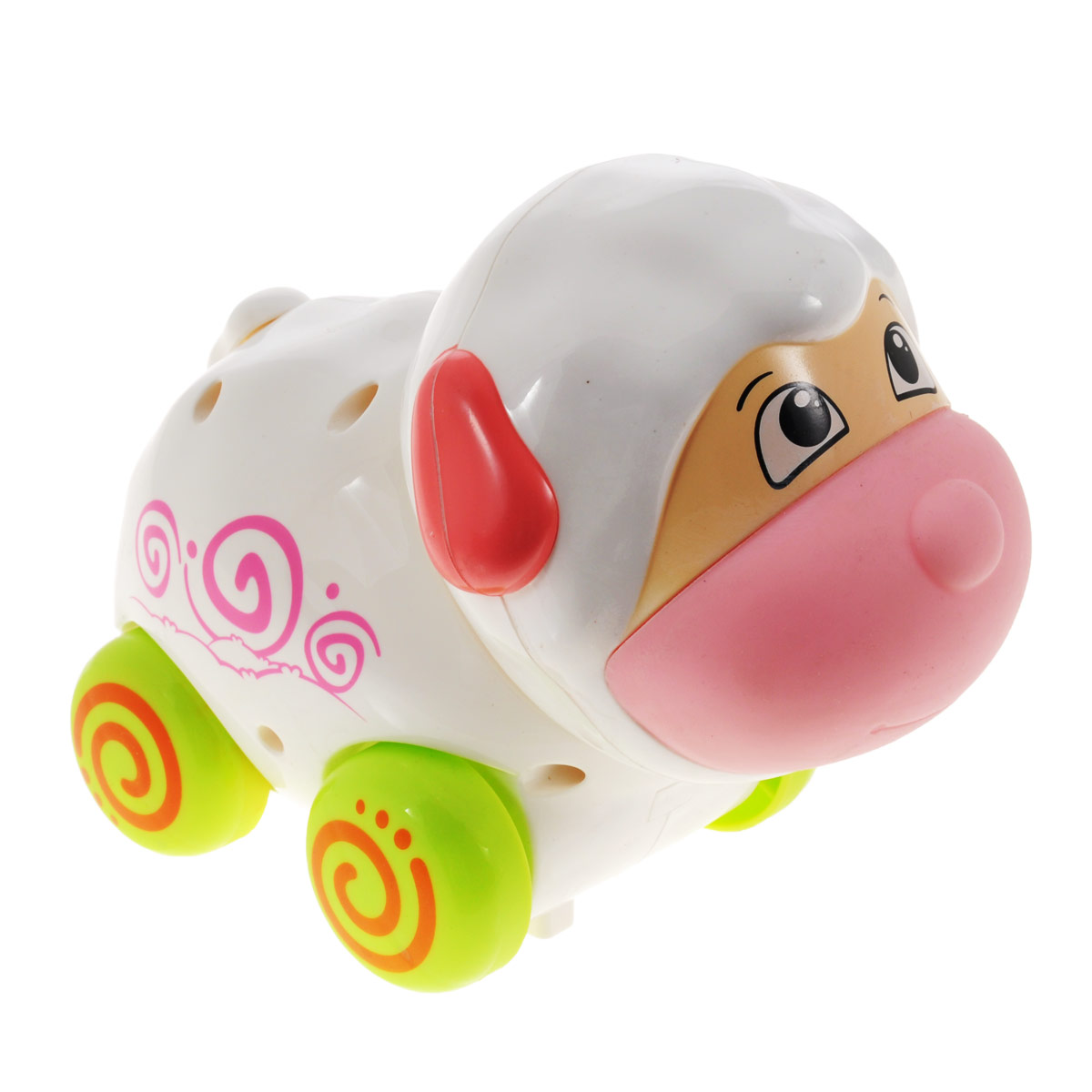 Игрушка Mioshi Active Зверята: Овечка, цвет: белыйMAC0303-001 Игрушка Mioshi Active Зверята: Овечка, цвет: белыйMAC0303-001Игрушка на колесиках Mioshi Active Зверята: Овечка- это отличный подарок для ребенка! Она выполнена в ярком дизайне из прочных и безопасных материалов. Игрушка оснащена звуковыми эффектами - игра станет еще интересней благодаря щечкам со звуком. При нажатии кнопочек, расположенных сбоку, малыш услышит три веселых мелодии. Высота игрушки - 15 см. Для работы требуются 3 батарейки AG13 (входят в комплект).